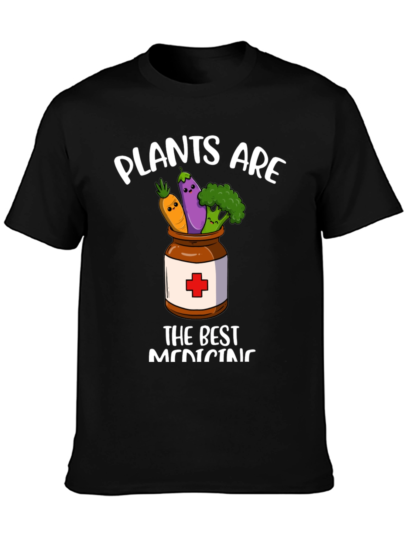 Plants are The Best Medicine Graphic T-Shirt