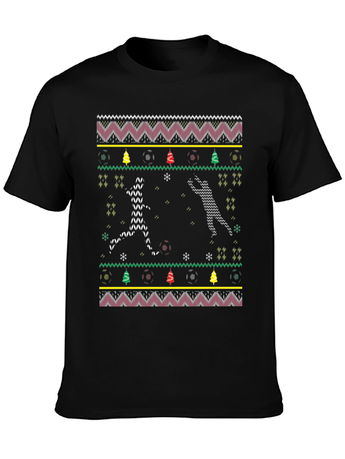 Ugly Christmas Soccer T-Shirt