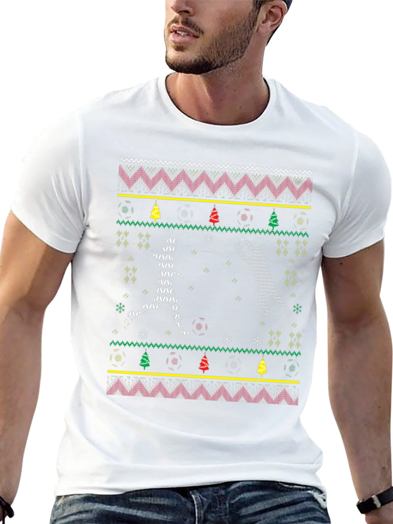 Ugly Christmas Soccer T-Shirt