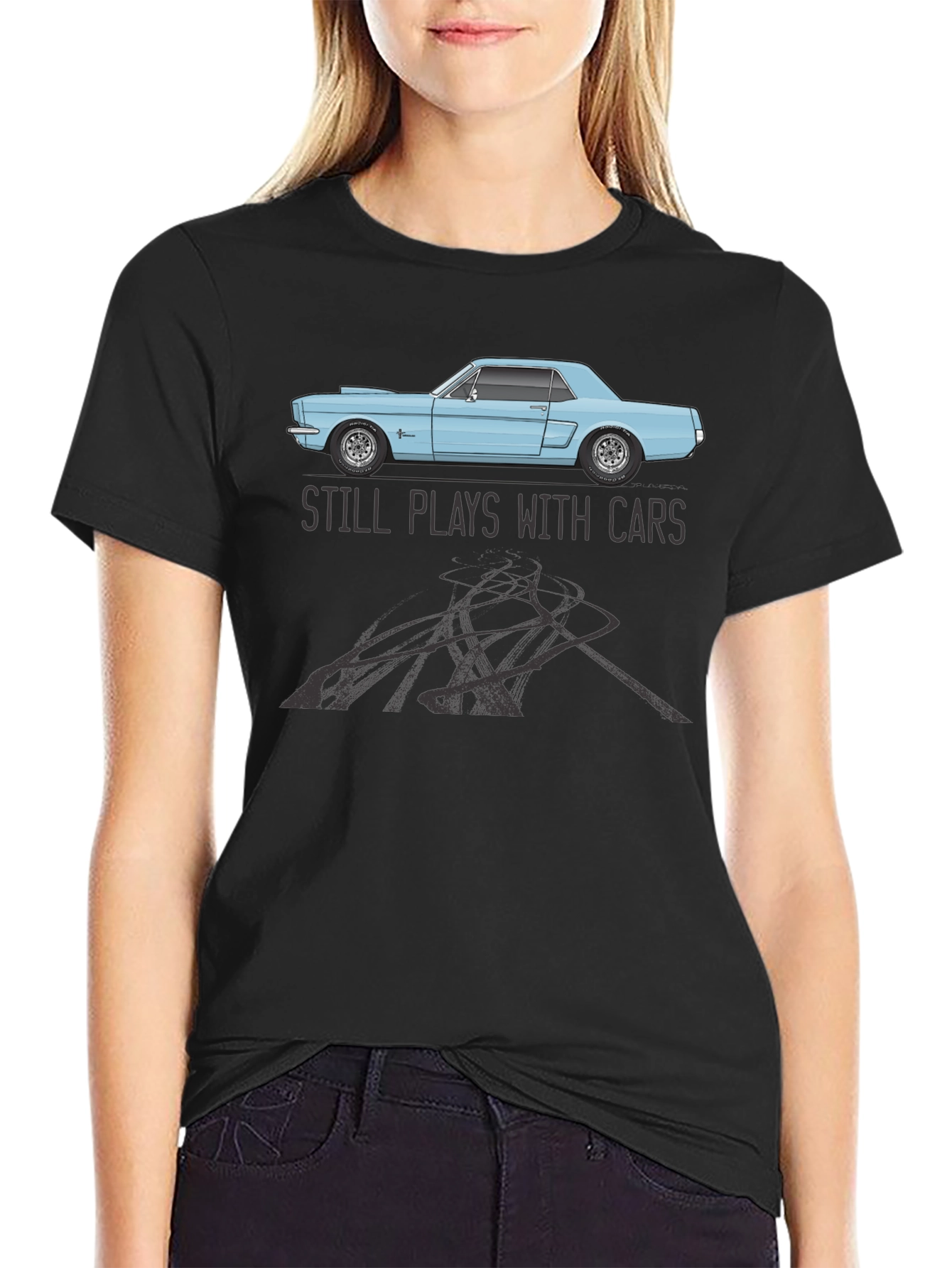 Still Plays With Cars T-Shirt