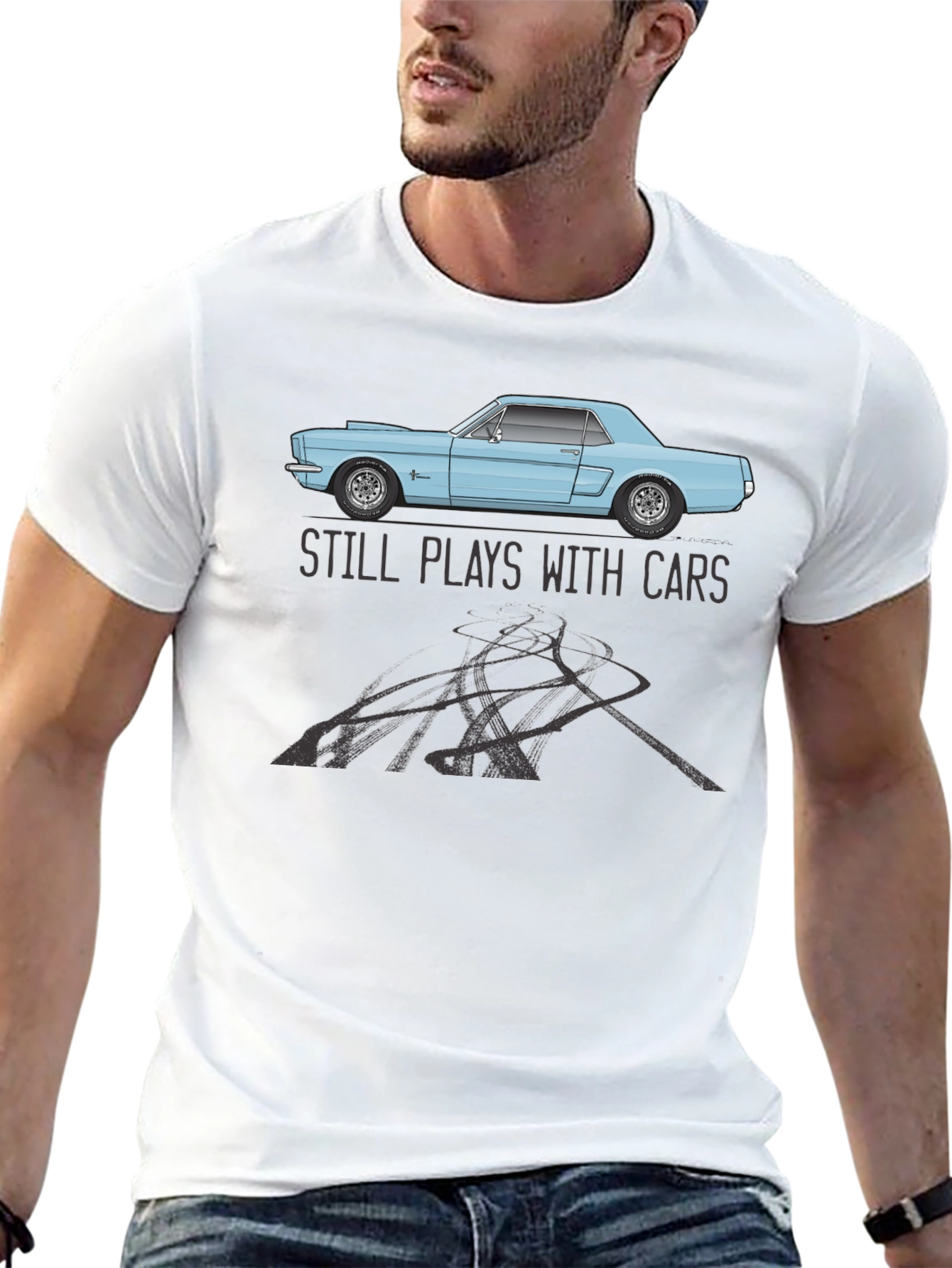 Still Plays With Cars T-Shirt
