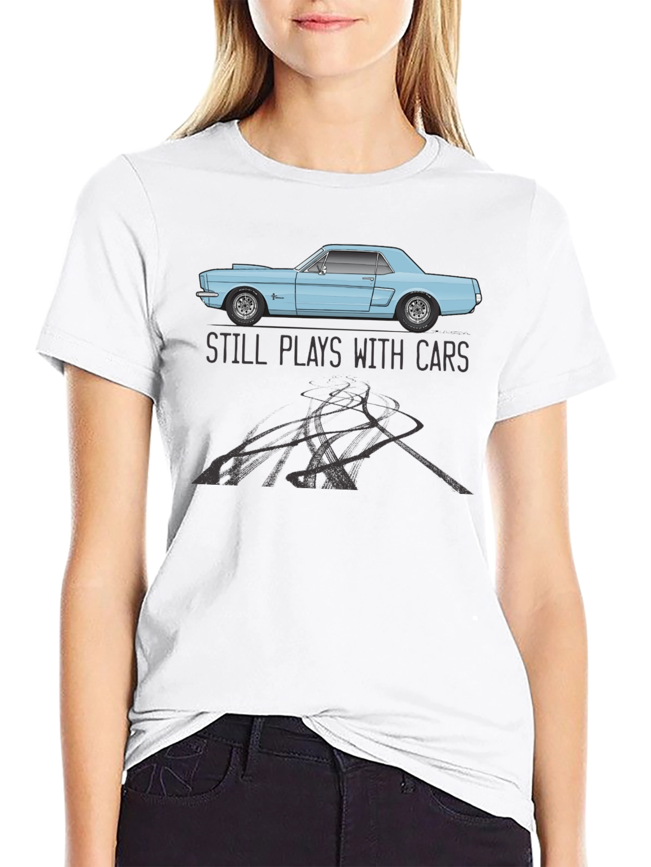 Still Plays With Cars T-Shirt
