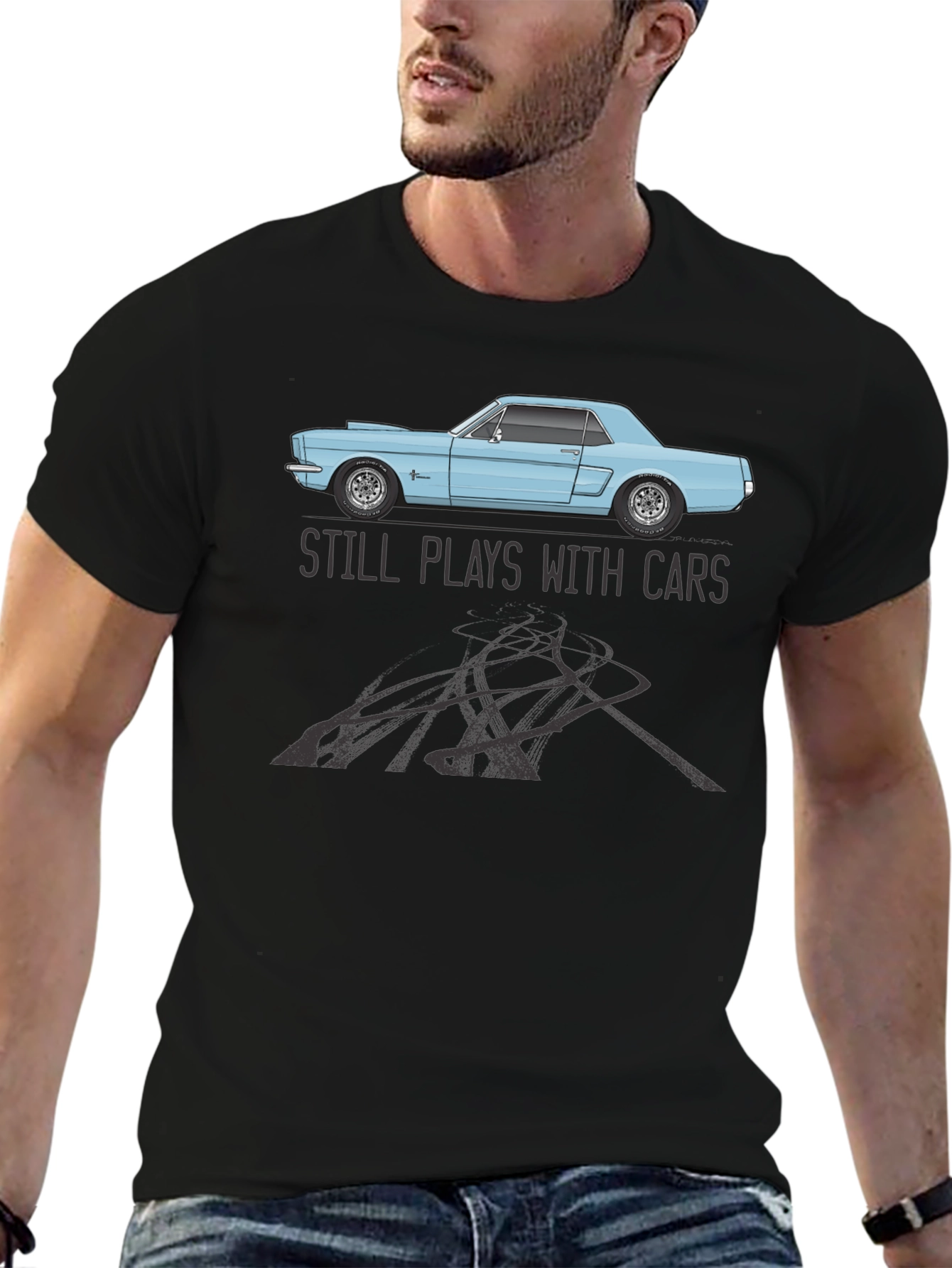 Still Plays With Cars T-Shirt