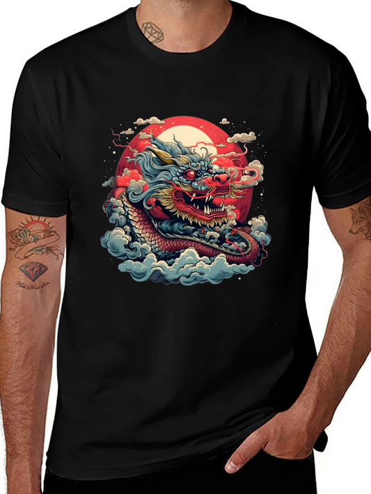 Dragon Graphic Tee - Black T-Shirt