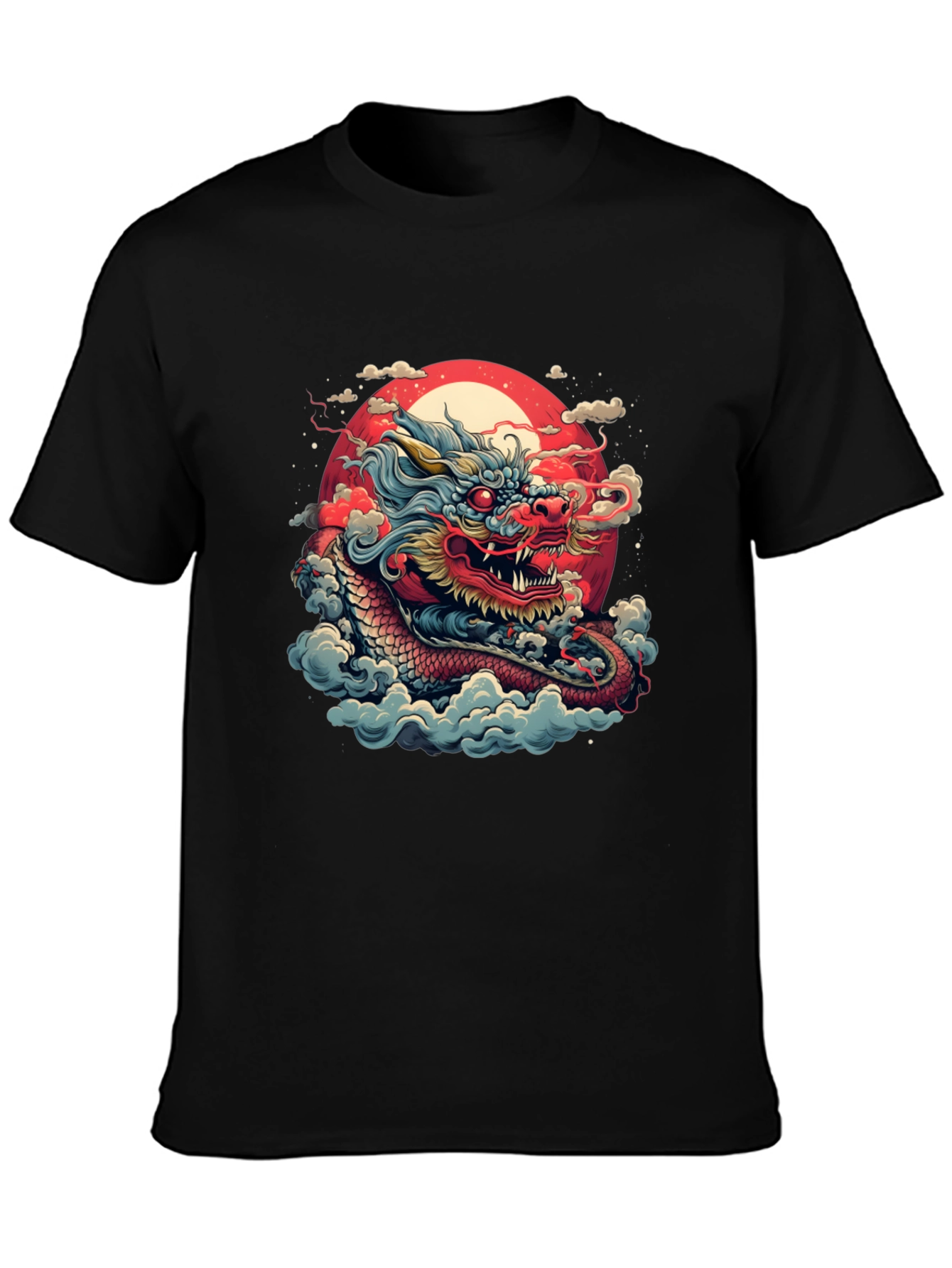 Dragon Graphic Tee - Black T-Shirt