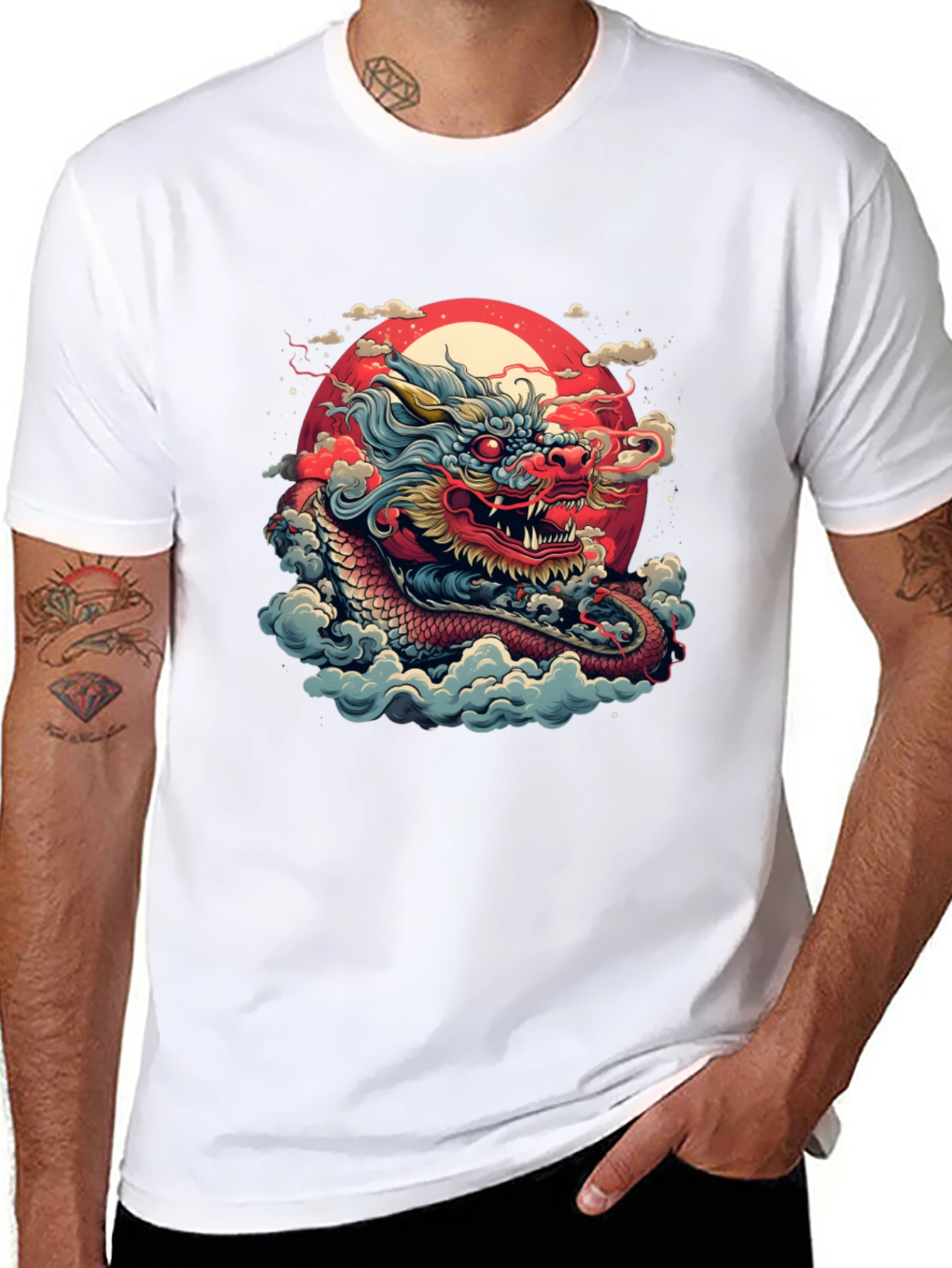 Dragon Graphic Tee - Black T-Shirt