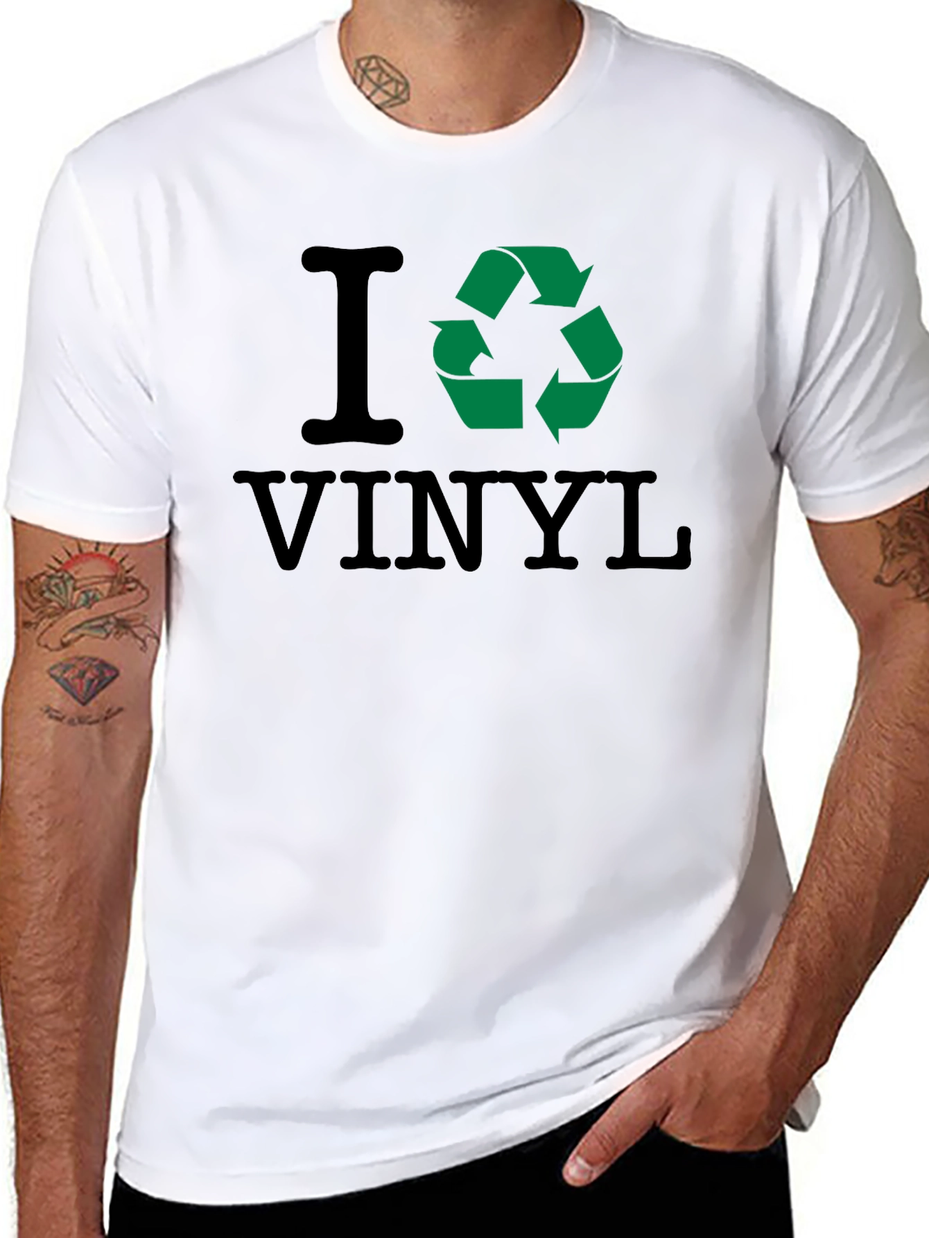 I Recycle Vinyl T-Shirt