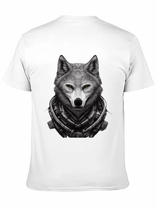 Wolf Cyberpunk T-Shirt - Unique Graphic Tee