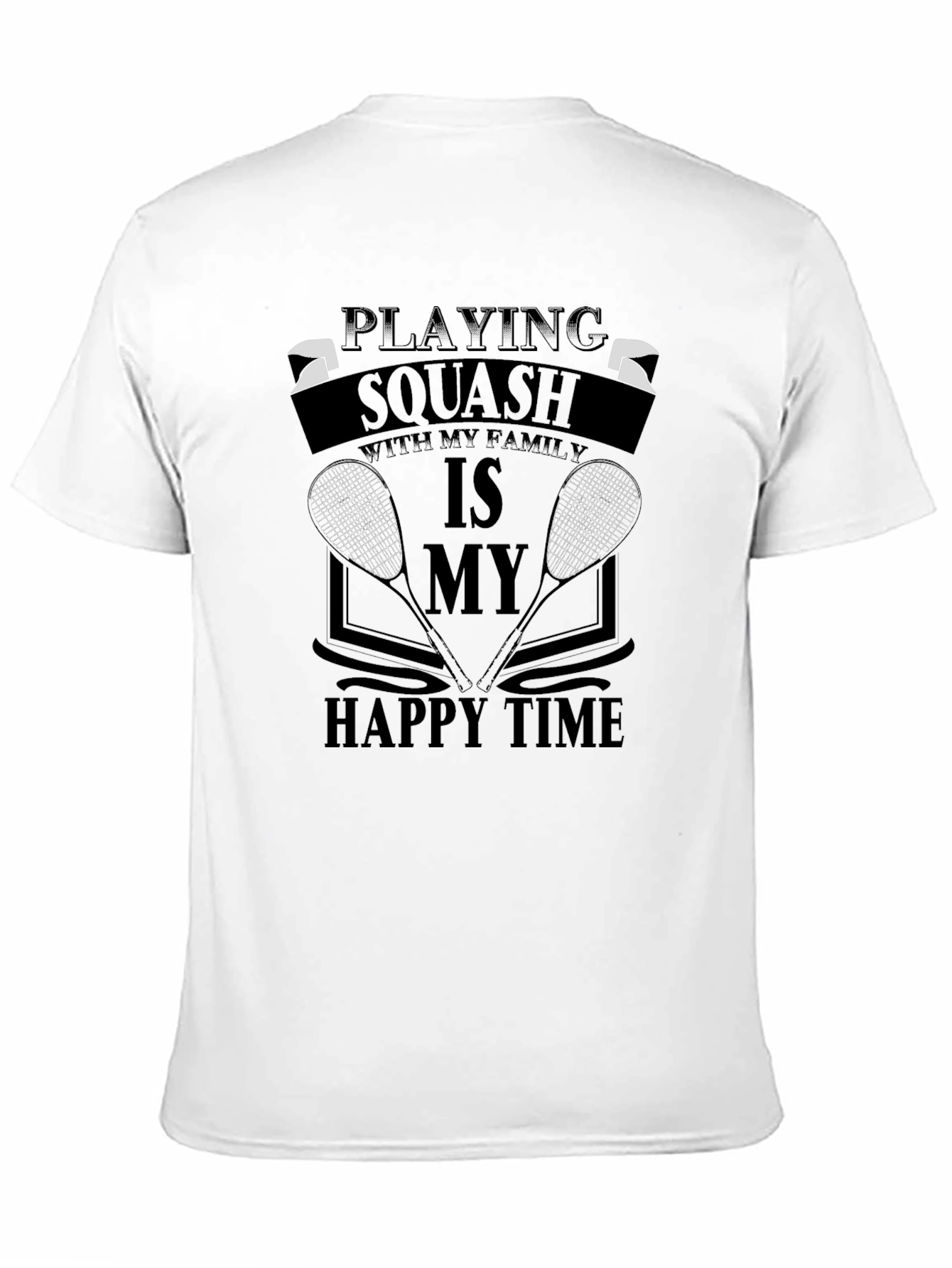 Squash Family Time T-Shirt - Sporty Casual Tee