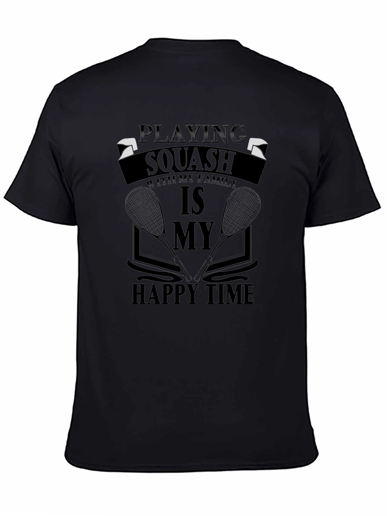Squash Family Time T-Shirt - Sporty Casual Tee