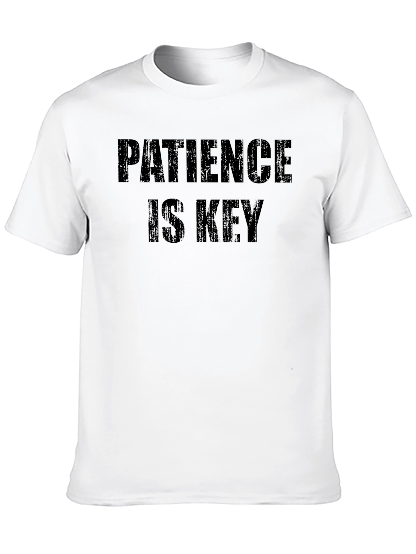 Patience Is Key Graphic Tee - Casual Comfort