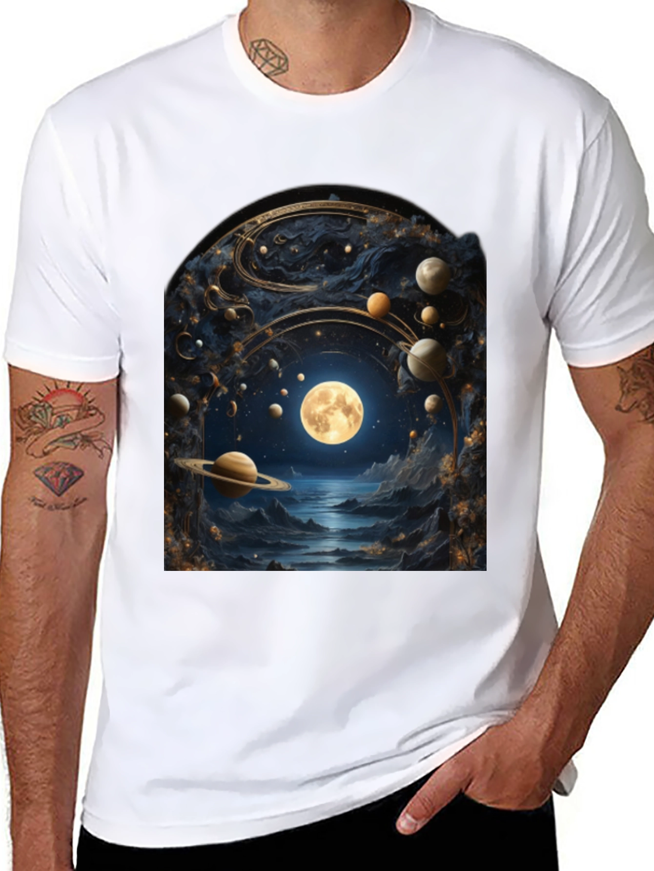 Celestial Dream T-Shirt - Galaxy Design