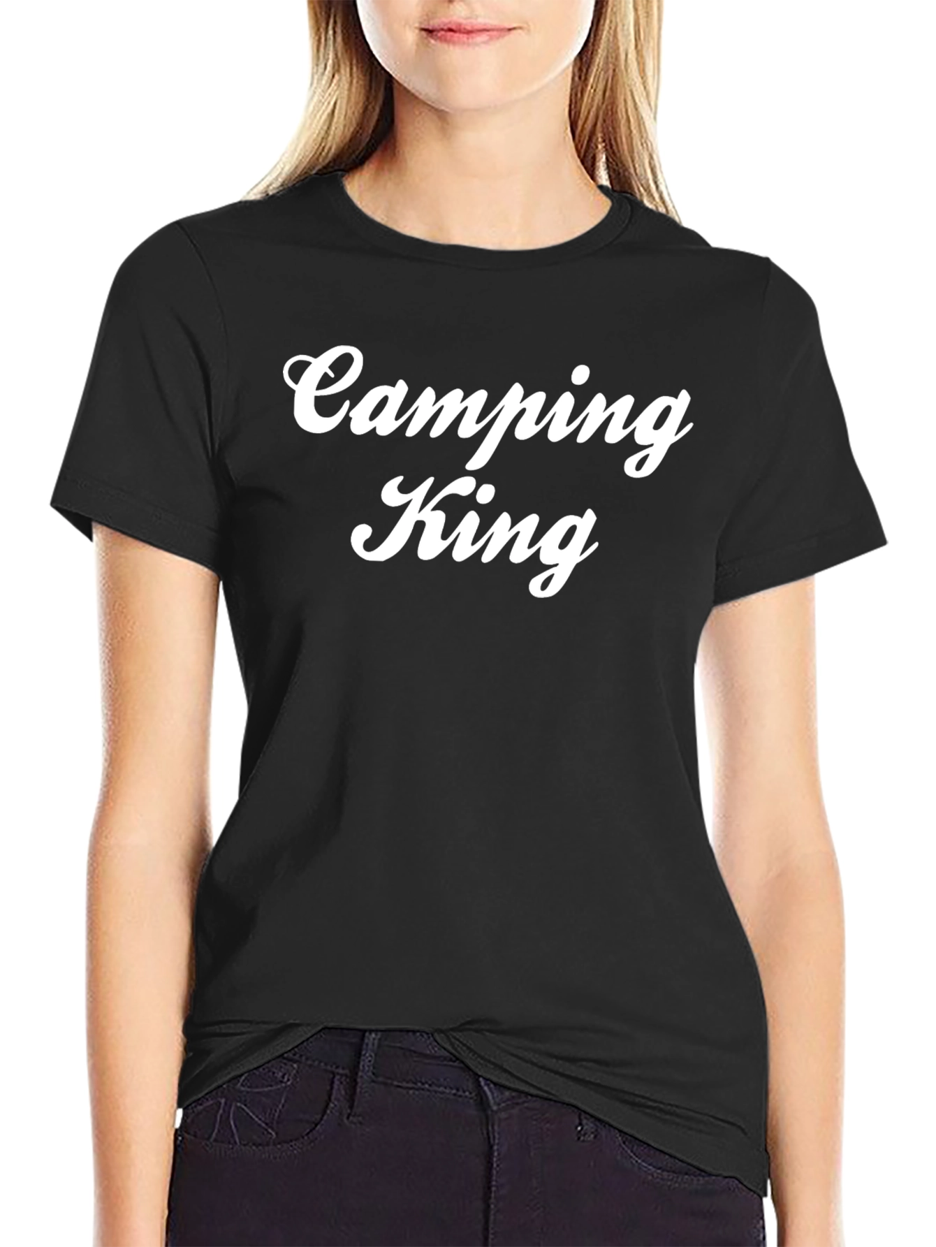 Camping King T-Shirt - Black