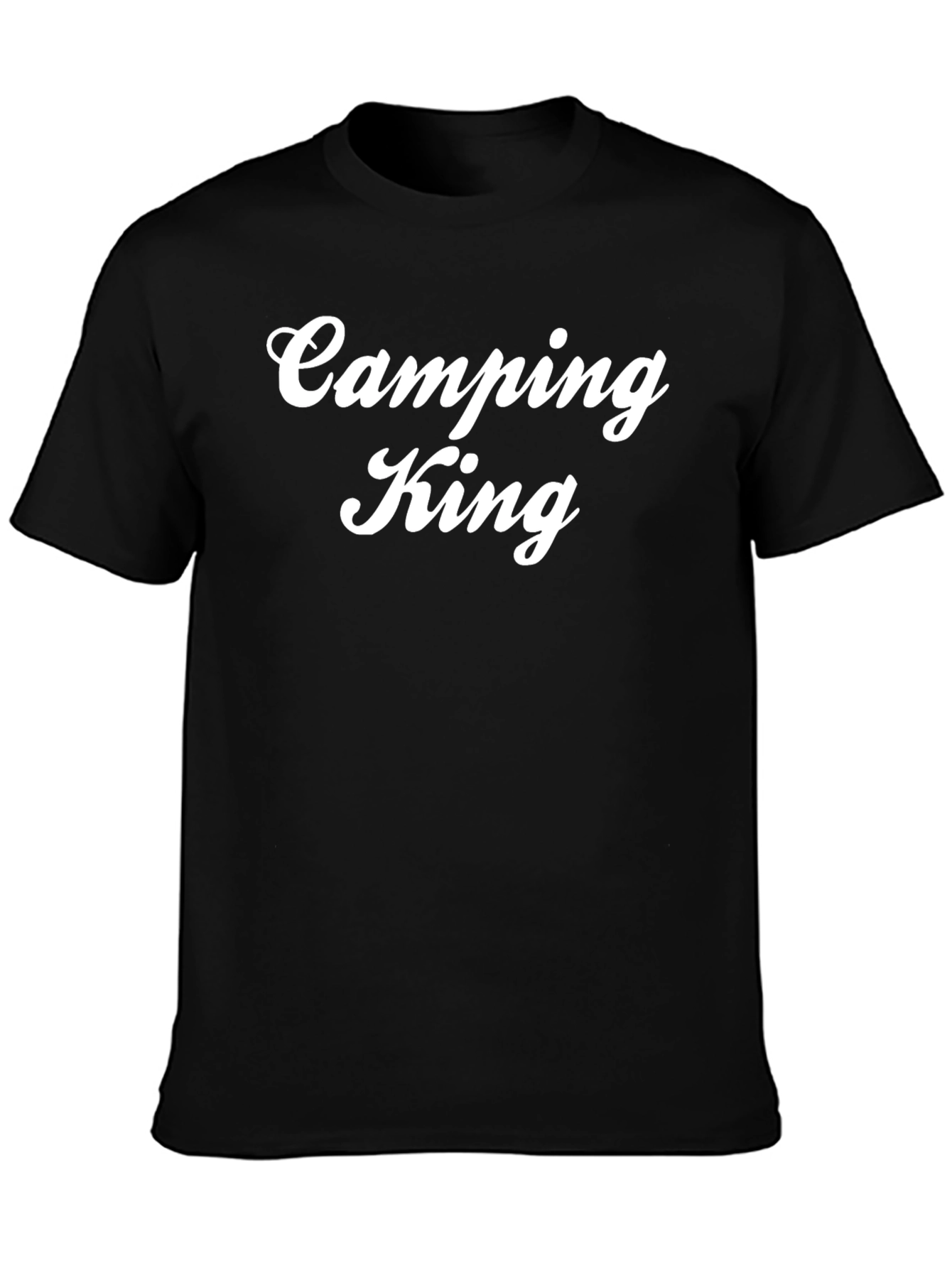 Camping King T-Shirt - Black