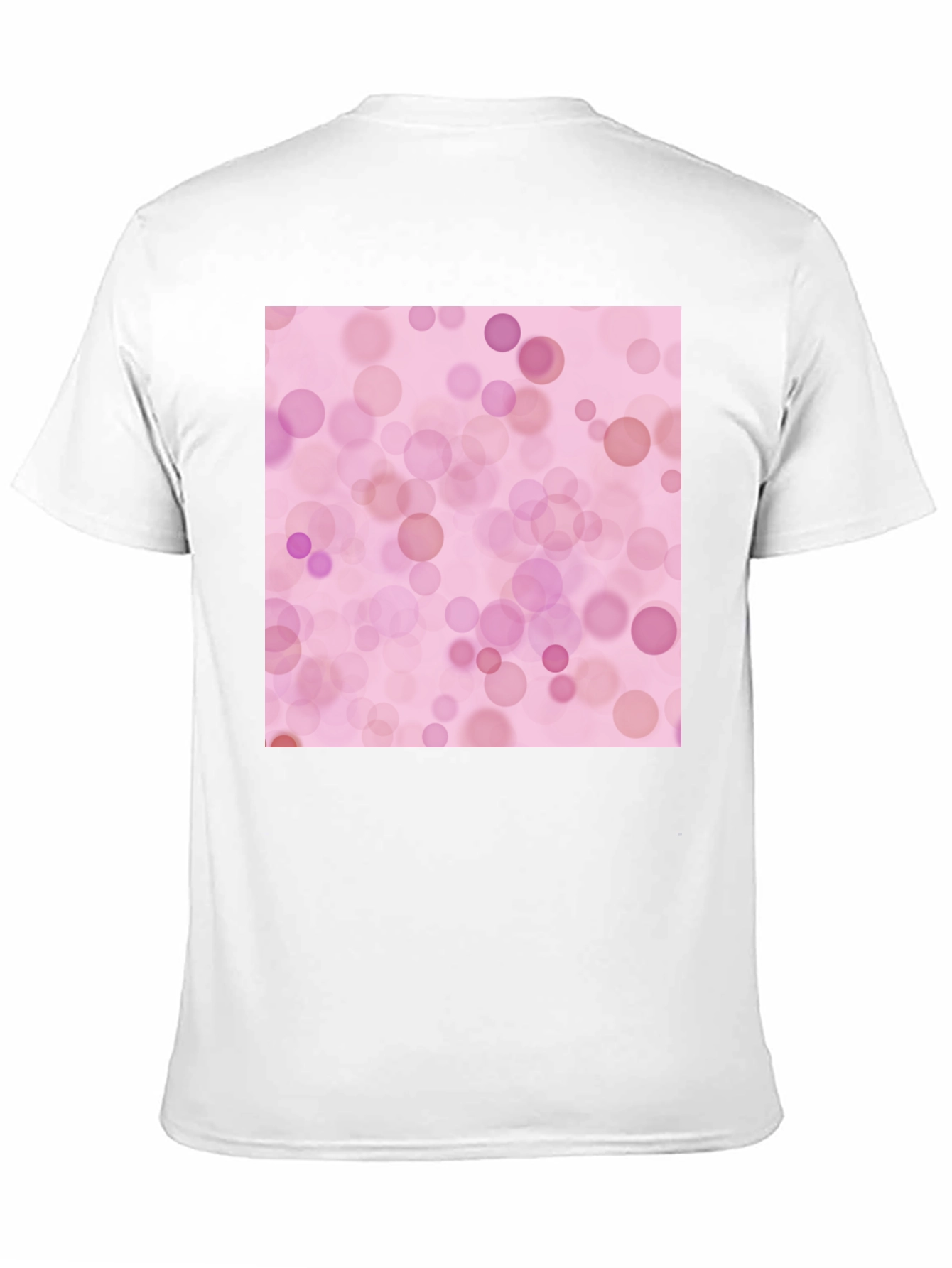 Pink Bokeh Pattern T-Shirt - Soft Style