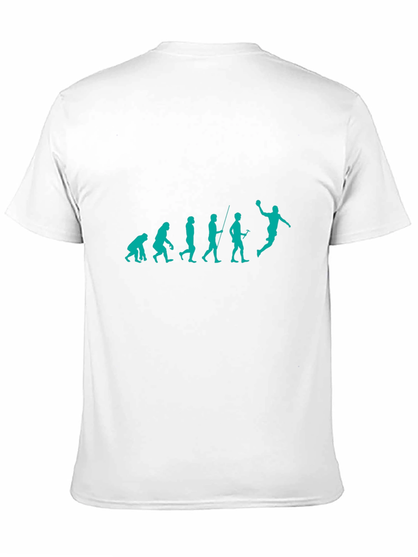 Evolution of Handball Black T-Shirt