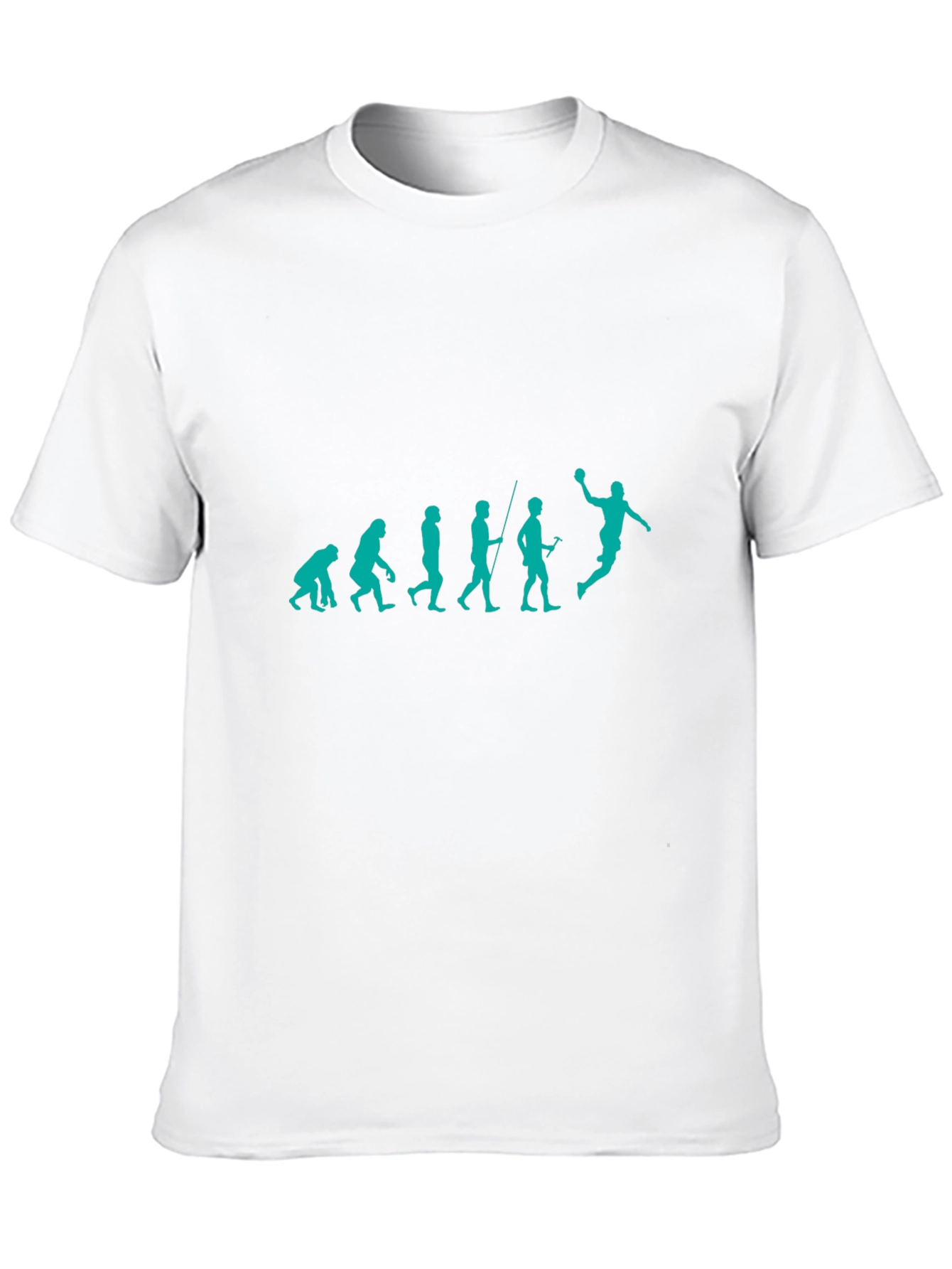 Evolution of Handball Black T-Shirt