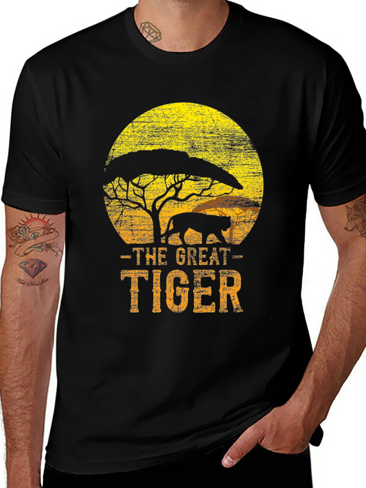 The Great Tiger Graphic Tee - Black T-Shirt