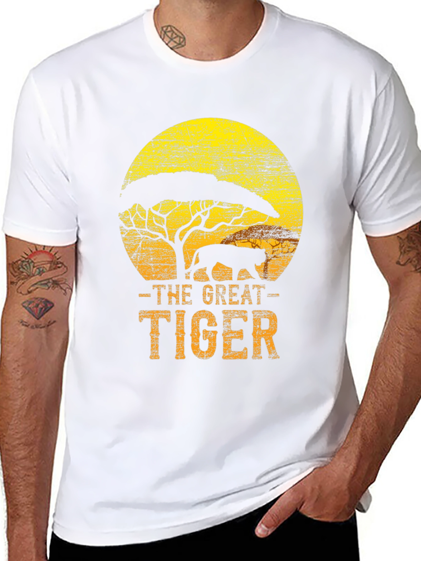 The Great Tiger Graphic Tee - Black T-Shirt