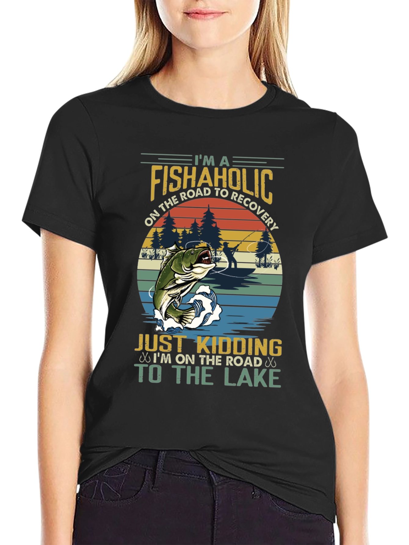 Funny Fishaholic T-Shirt