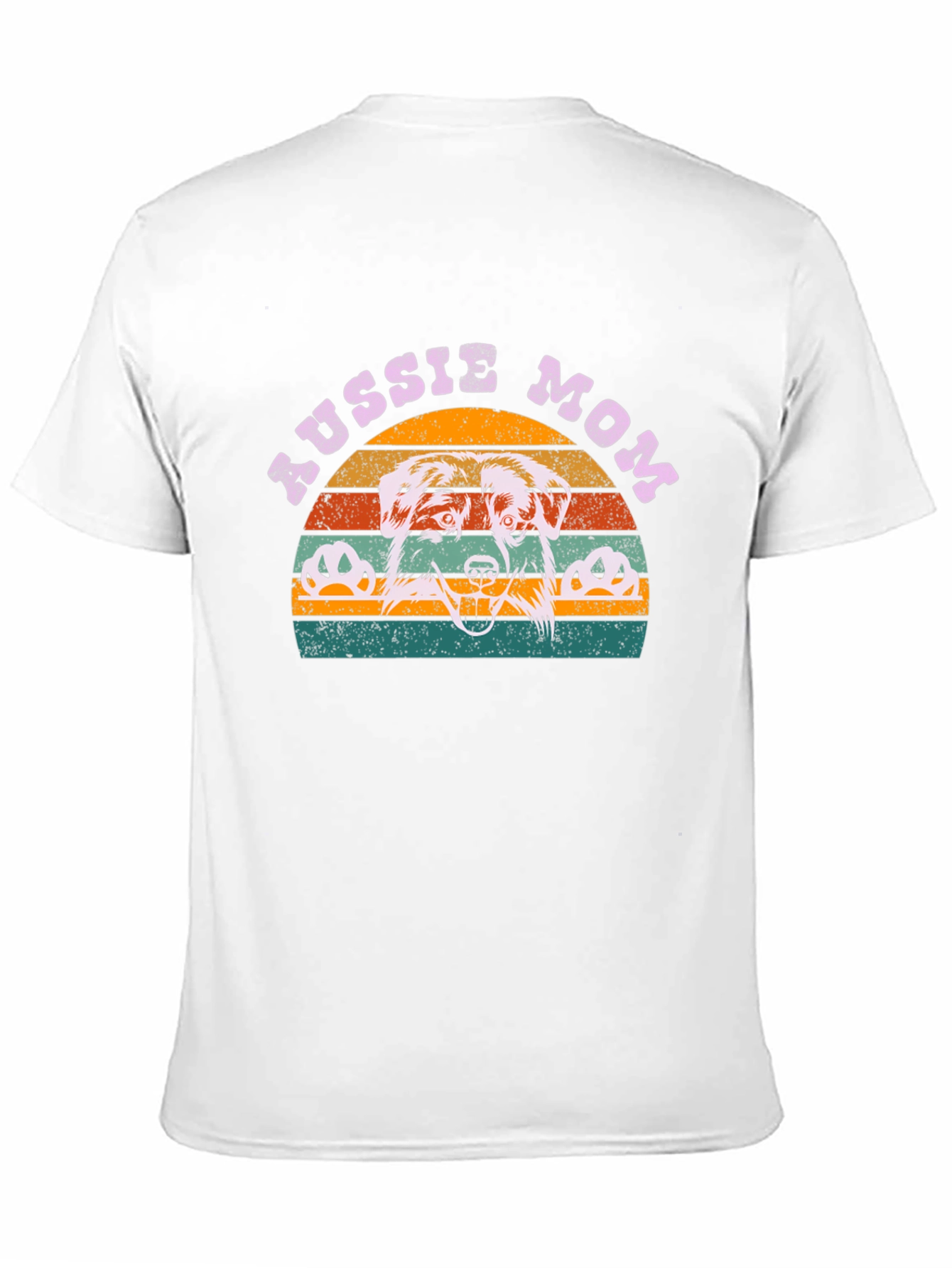 Aussie Mom Graphic Tee - Dog Lover Shirt