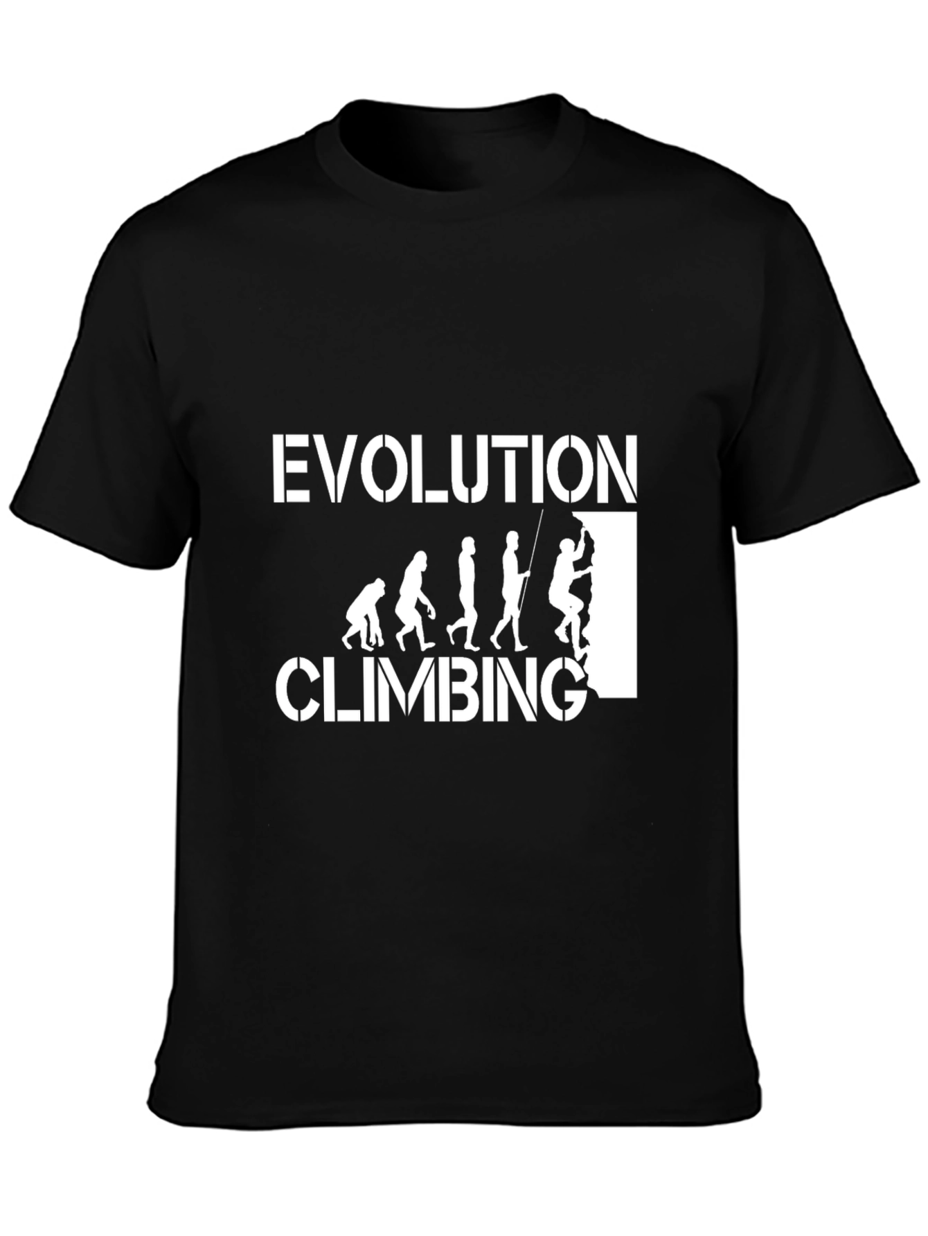 Evolution Climbing T-Shirt - Black Graphic Tee