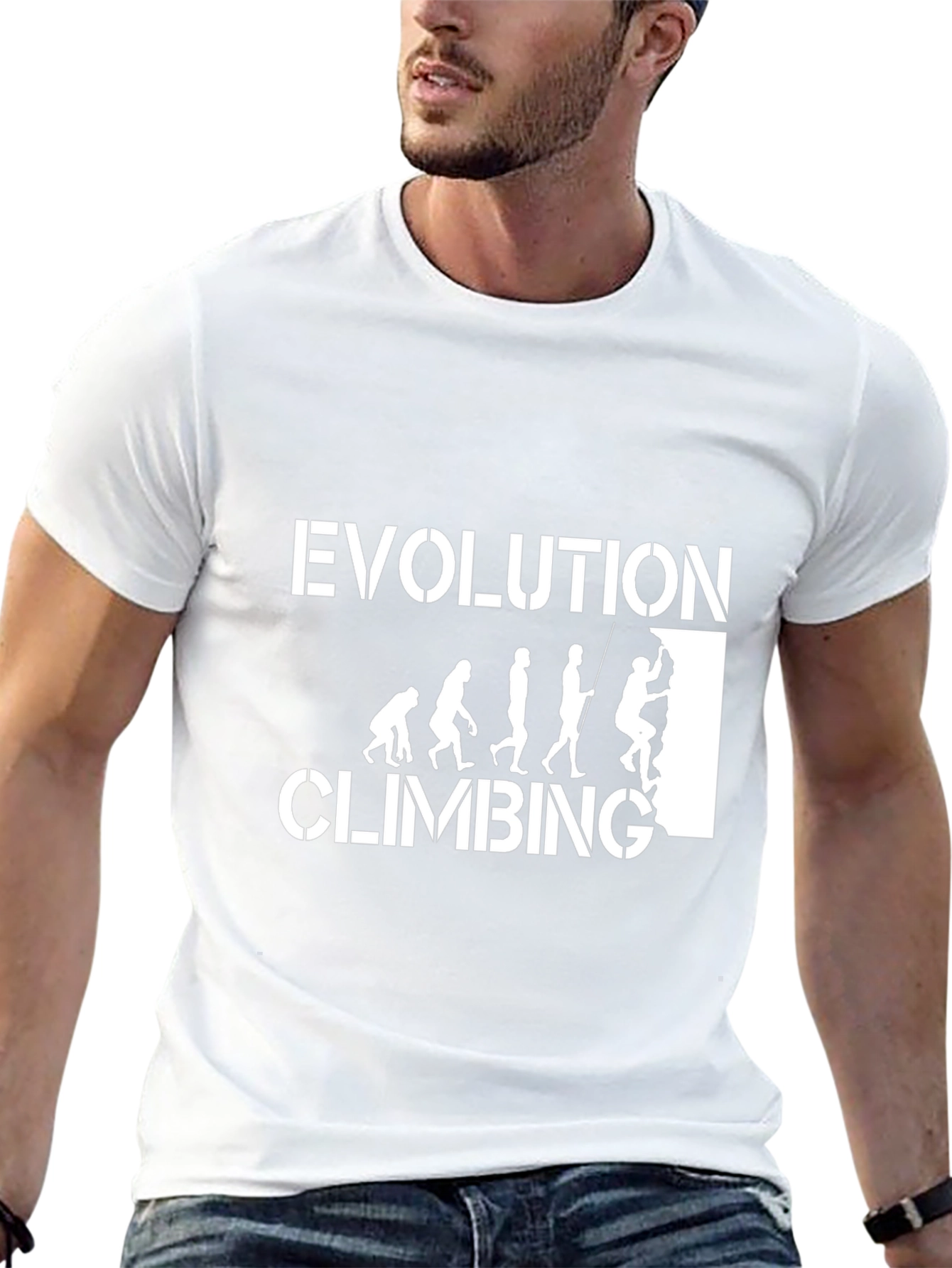 Evolution Climbing T-Shirt - Black Graphic Tee