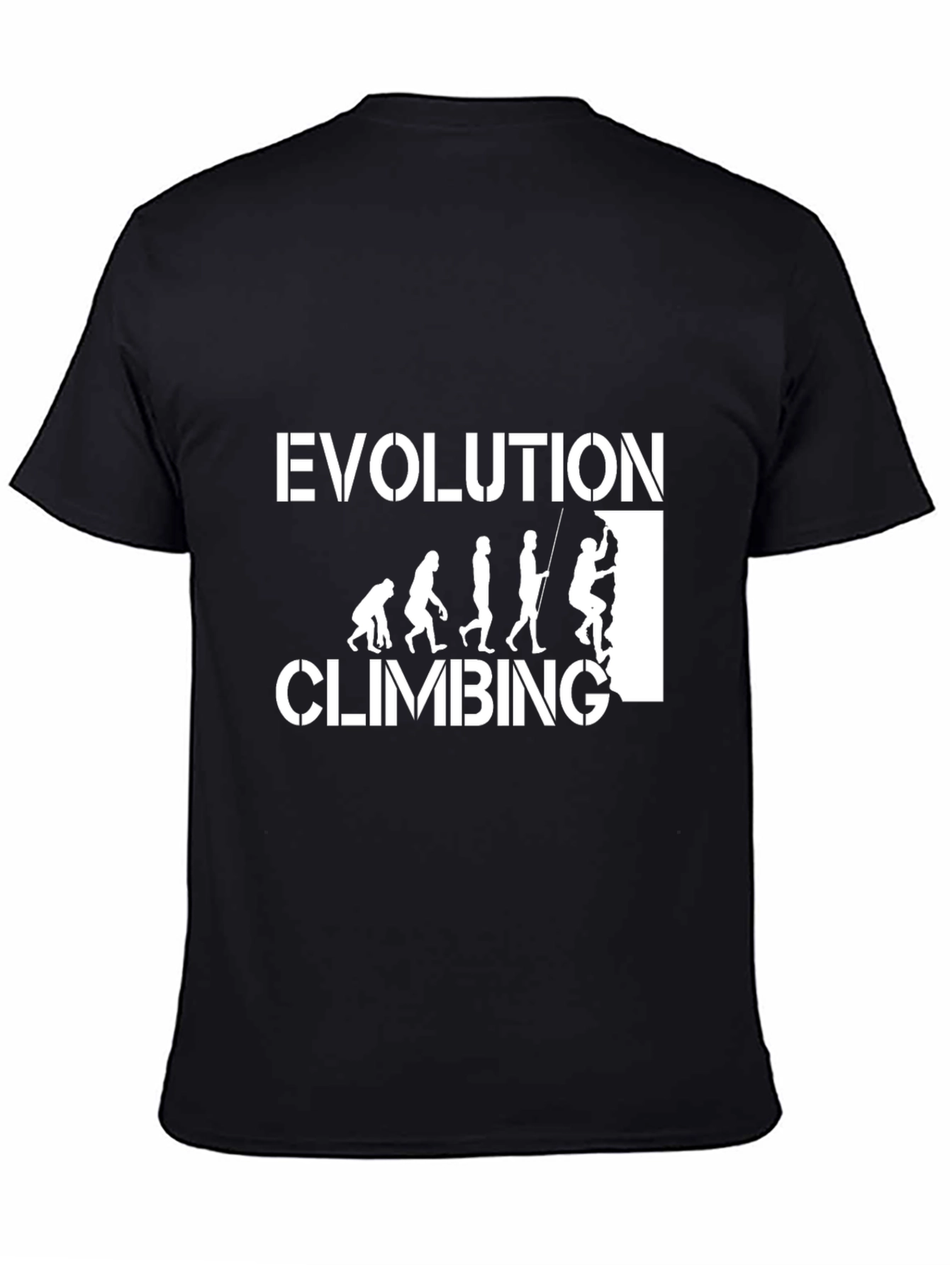 Evolution Climbing T-Shirt - Black Graphic Tee