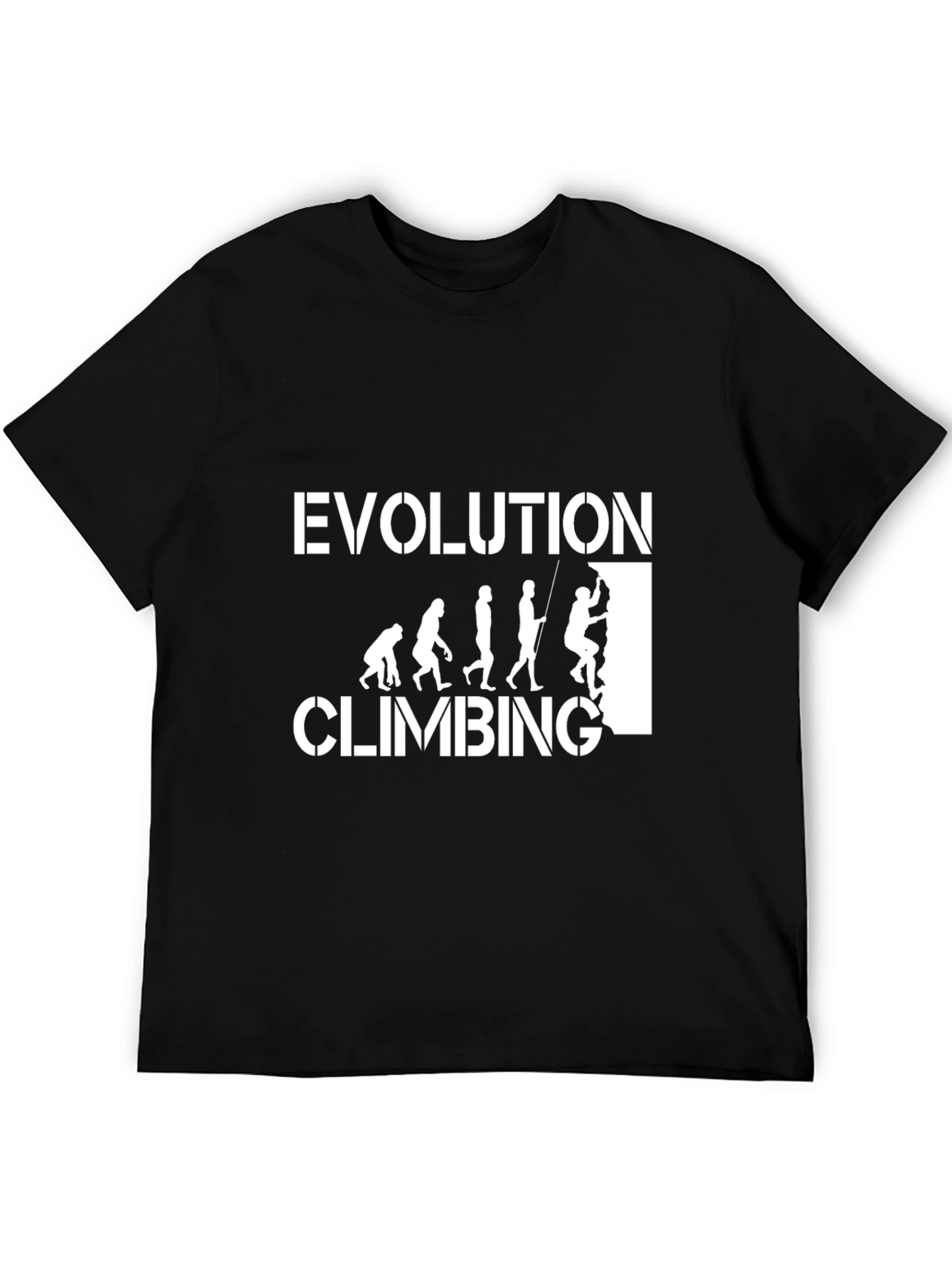 Evolution Climbing T-Shirt - Black Graphic Tee