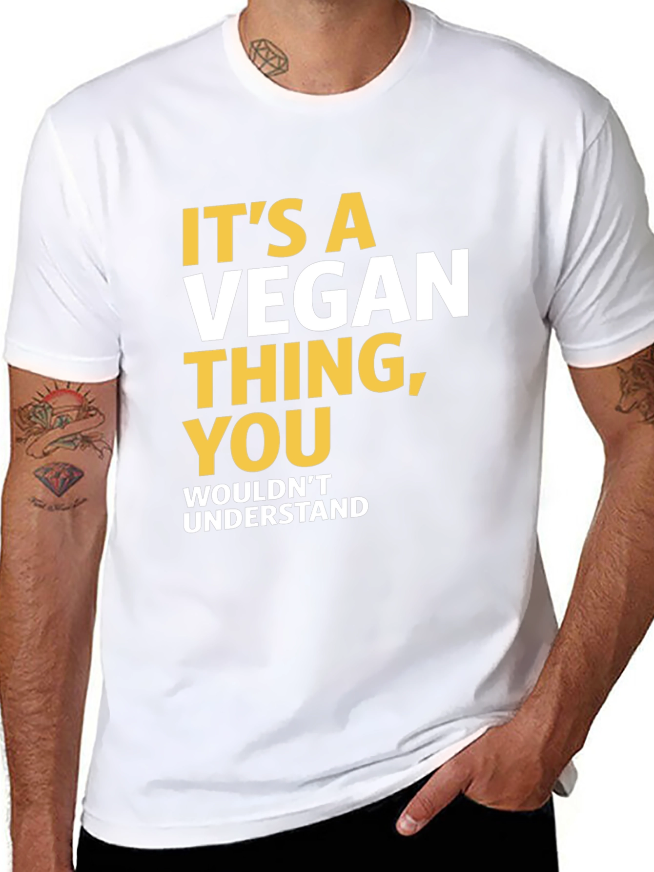 Vegan Statement T-Shirt - You Wouldnt Understand