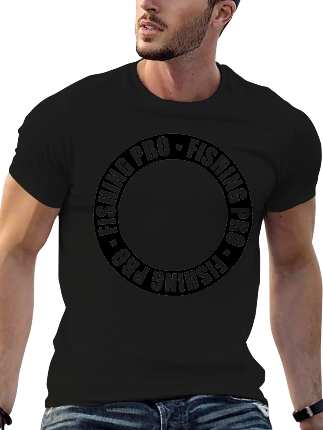 Fishing Pro T-Shirt - Circle Design
