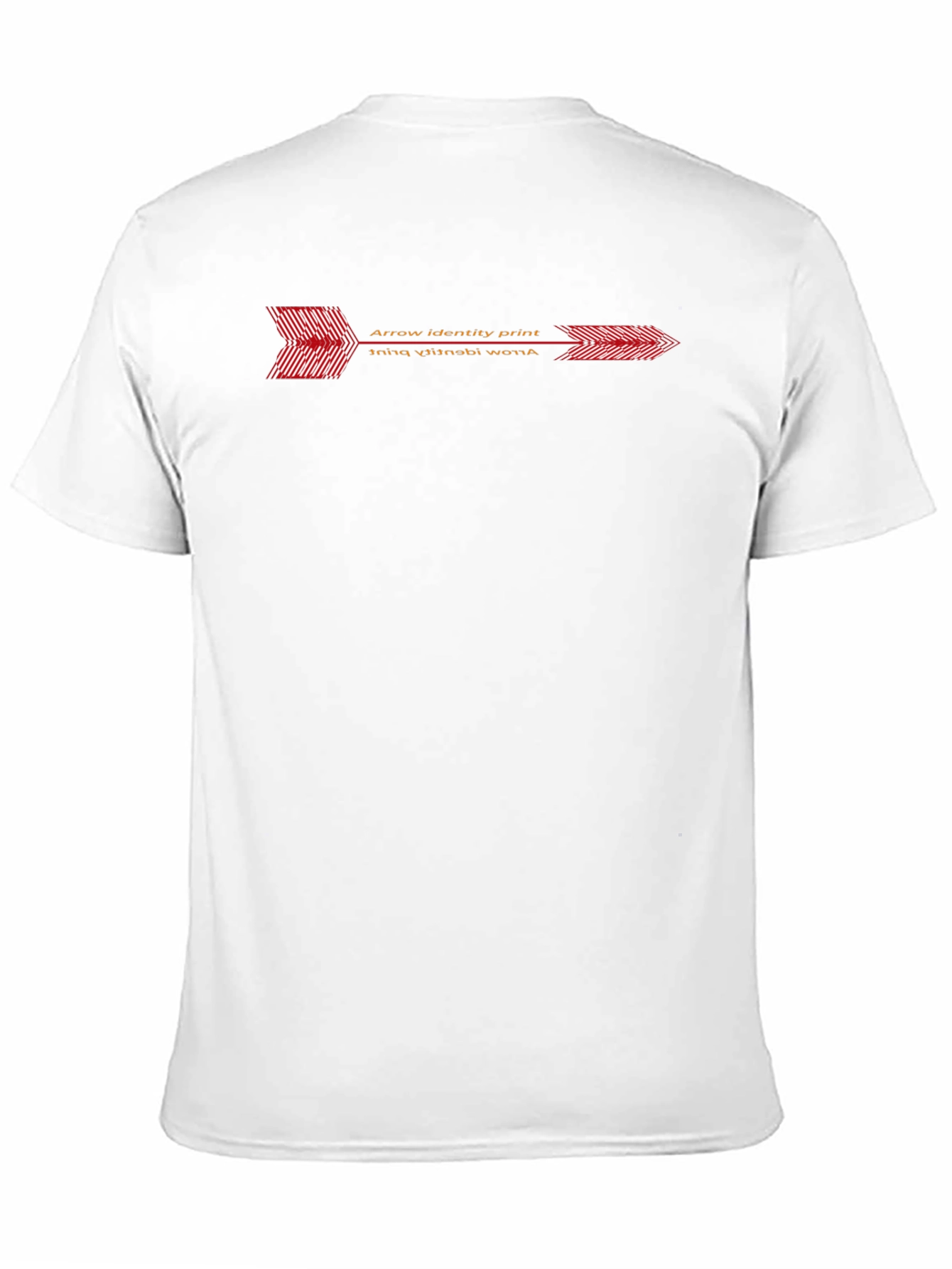 Arrow Identity Print Black T-Shirt