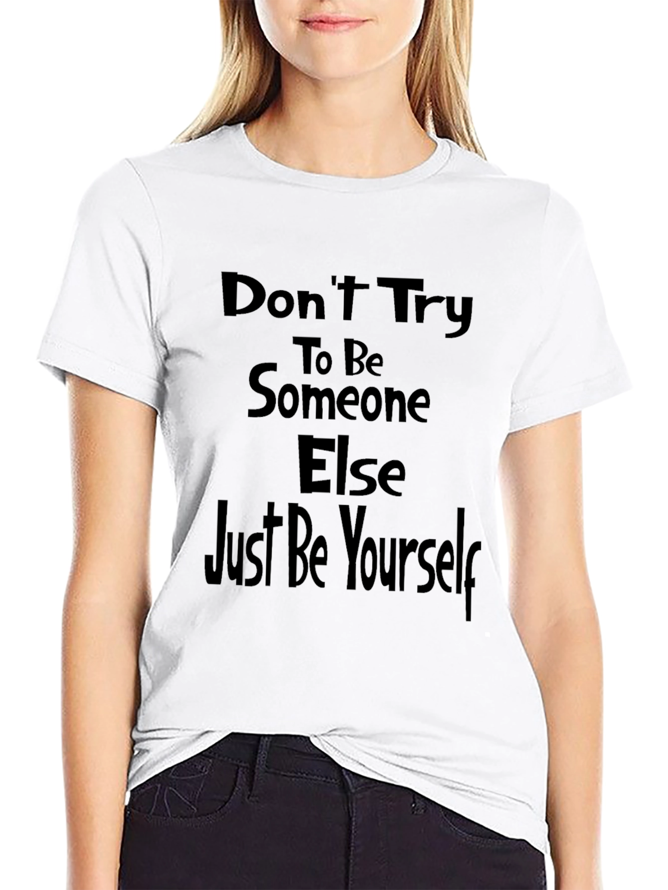 Be Yourself Black T-Shirt