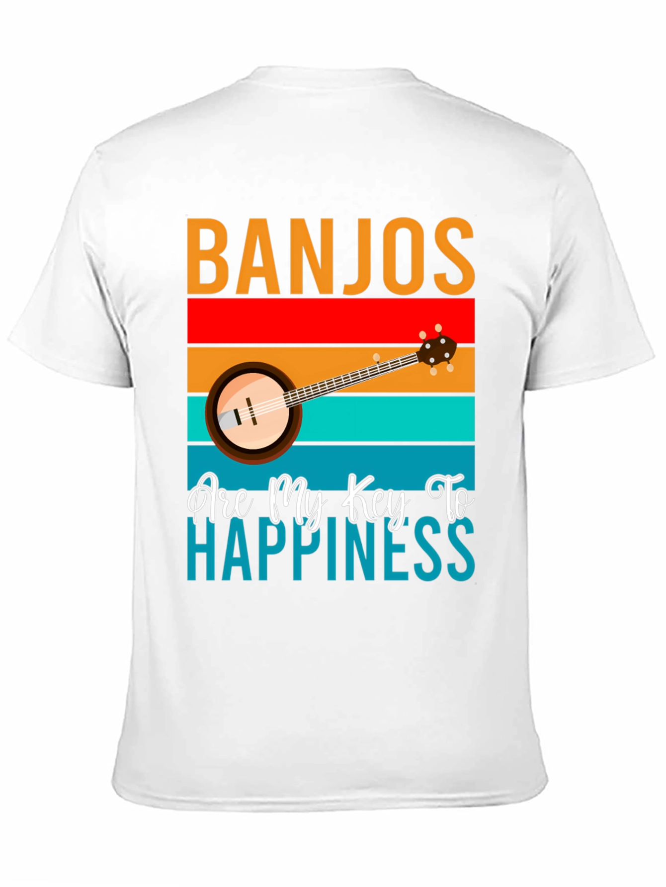 Banjos Are My Key To Happiness T-Shirt