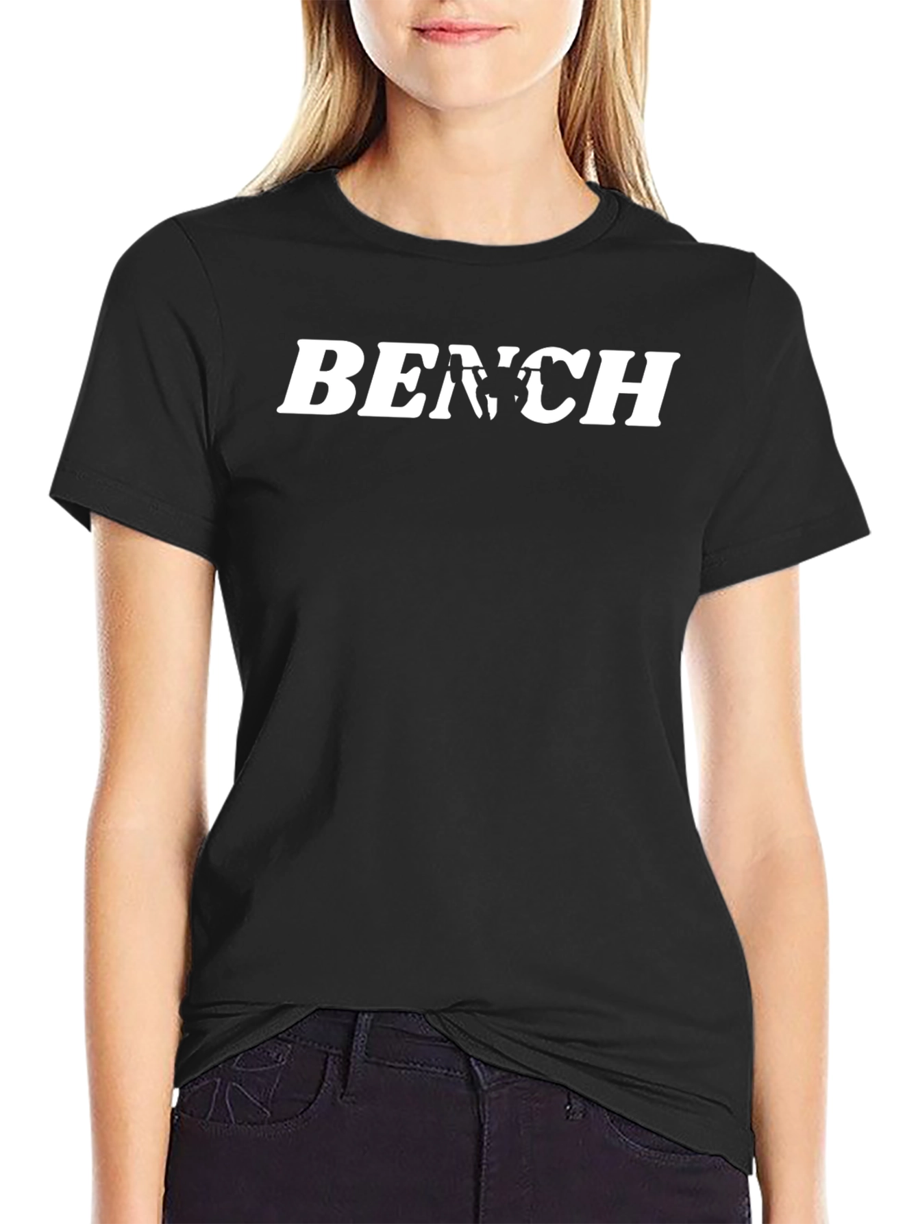 Bench Graphic Tee - Black Cotton Short Sleeve