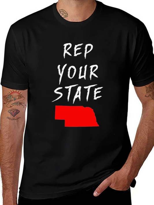Rep Your State Nebraska Graphic Tee