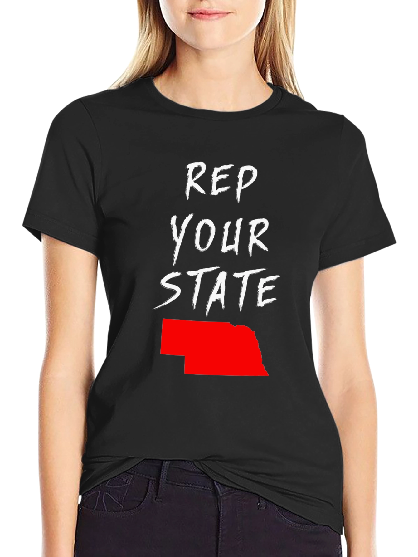 Rep Your State Nebraska Graphic Tee