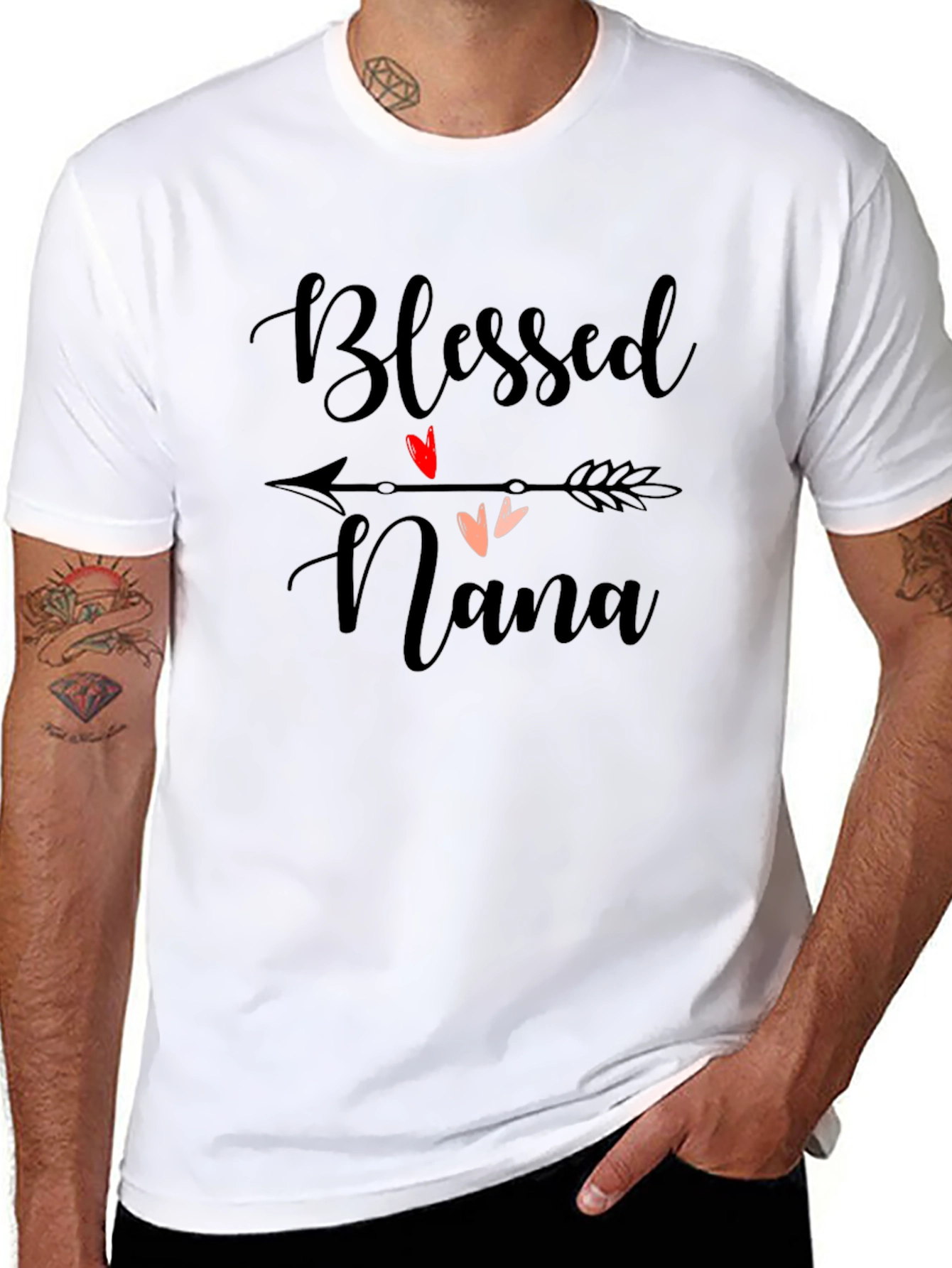 Blessed Nana T-Shirt - Cute Graphic Tee