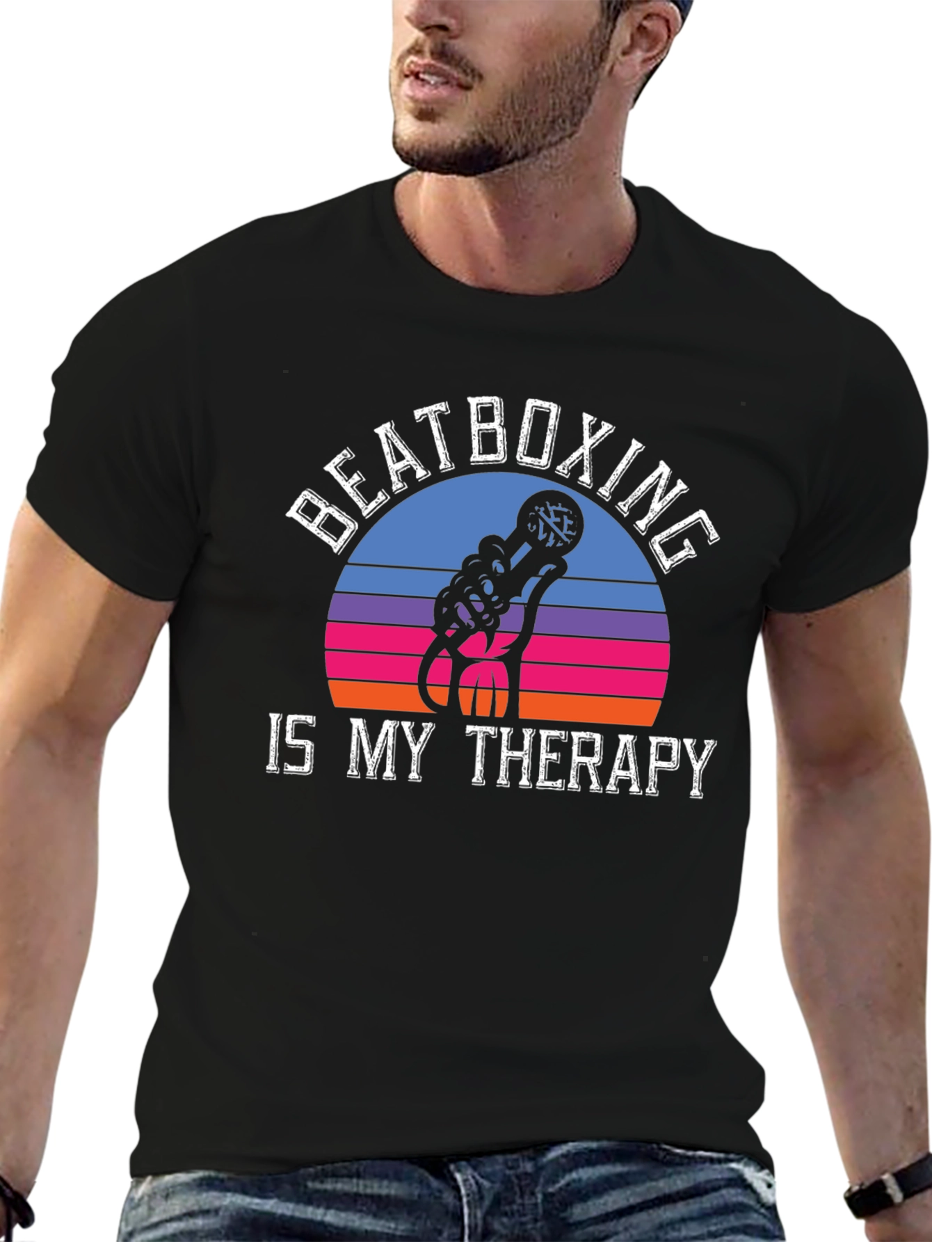 Beatboxing Therapy T-Shirt - Music Lover Tee