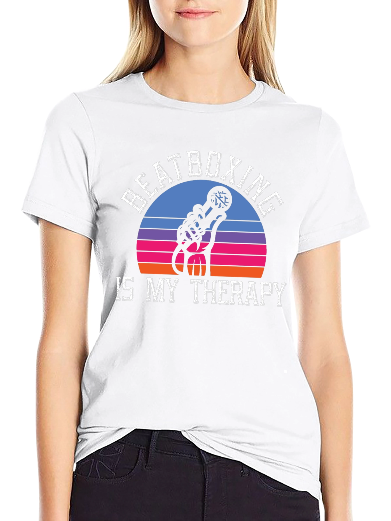 Beatboxing Therapy T-Shirt - Music Lover Tee