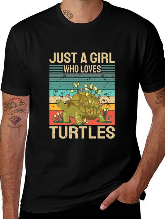 Just a Girl Who Loves Turtles T-Shirt