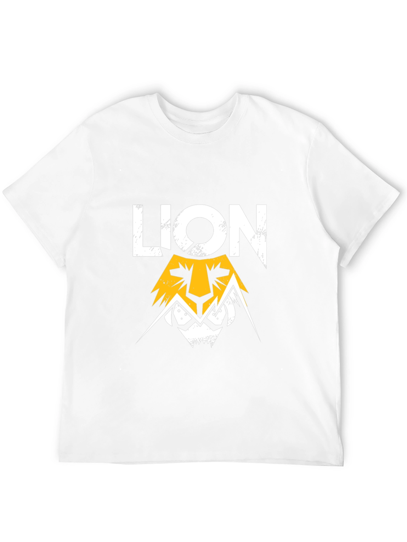 Lion Graphic Print Black T-Shirt
