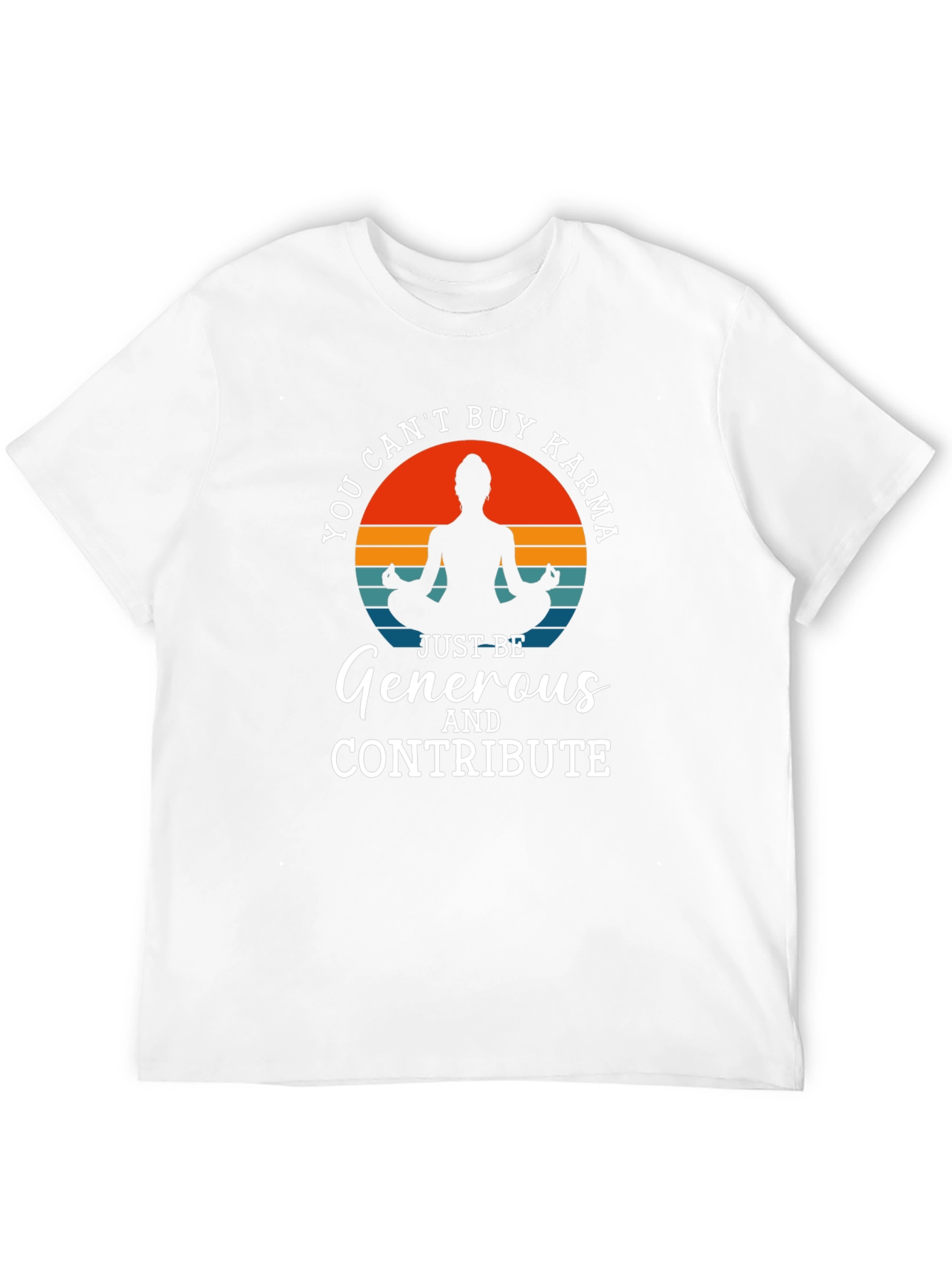Karma Yoga T-Shirt - Generous Contributor Design