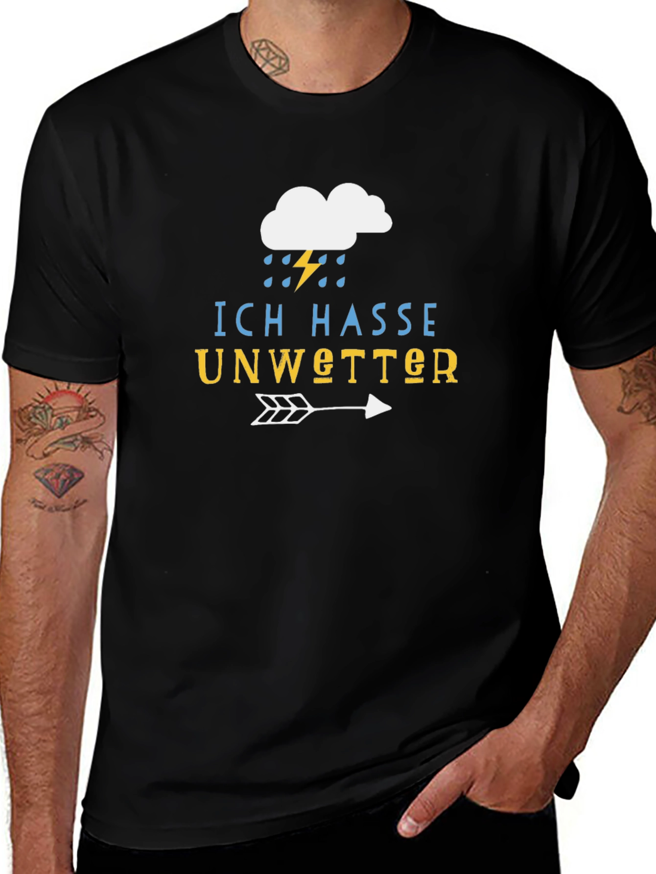 Ich Hasse Unwetter Graphic T-Shirt