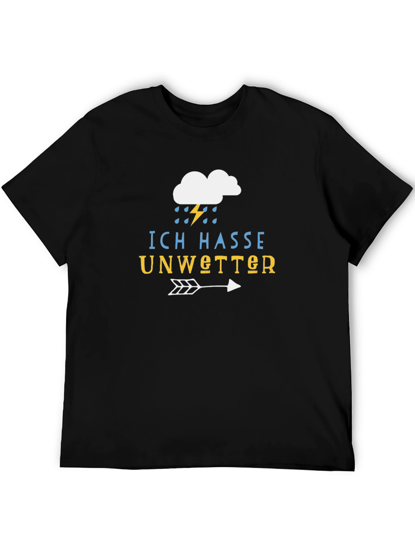 Ich Hasse Unwetter Graphic T-Shirt