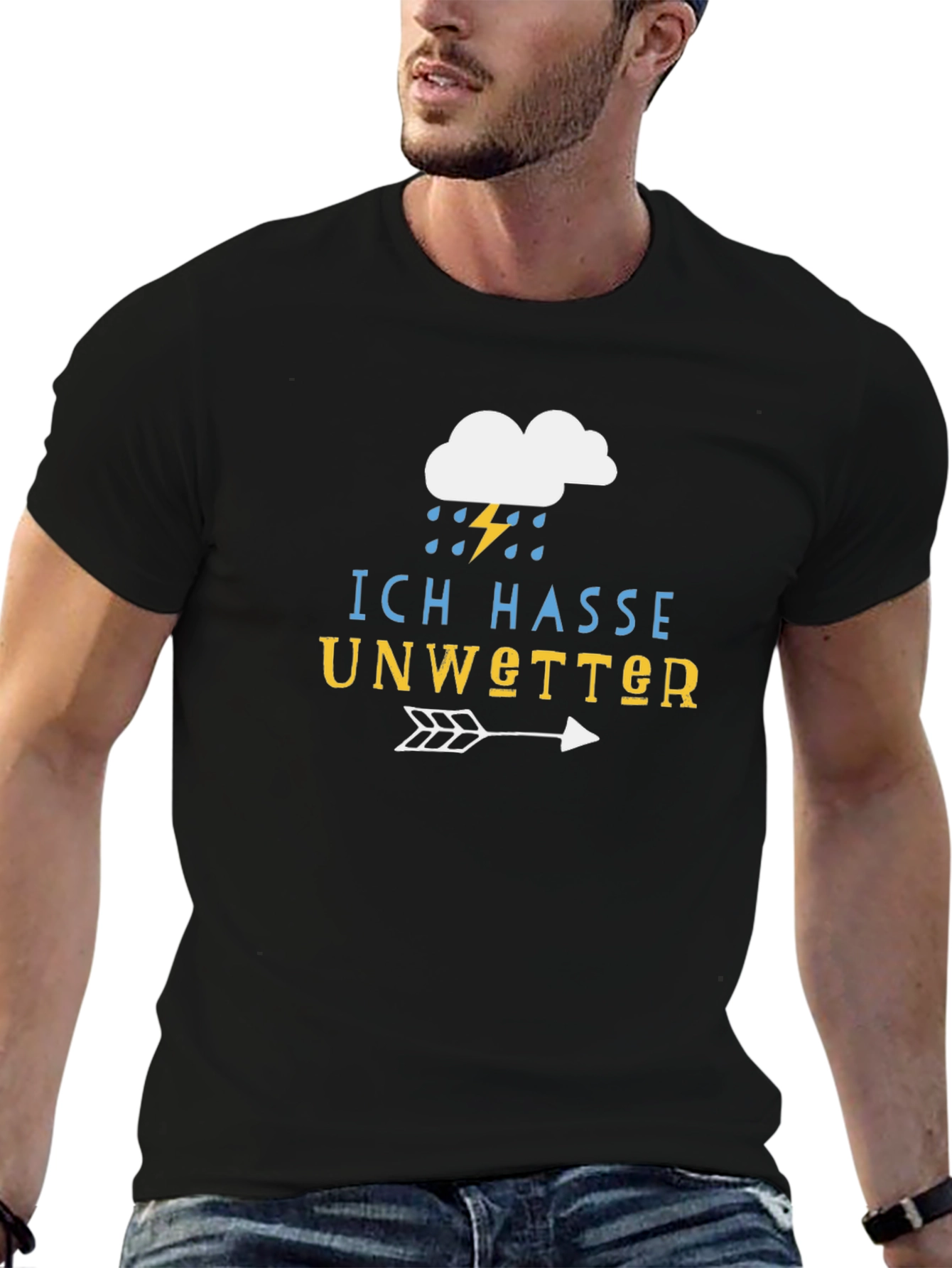 Ich Hasse Unwetter Graphic T-Shirt