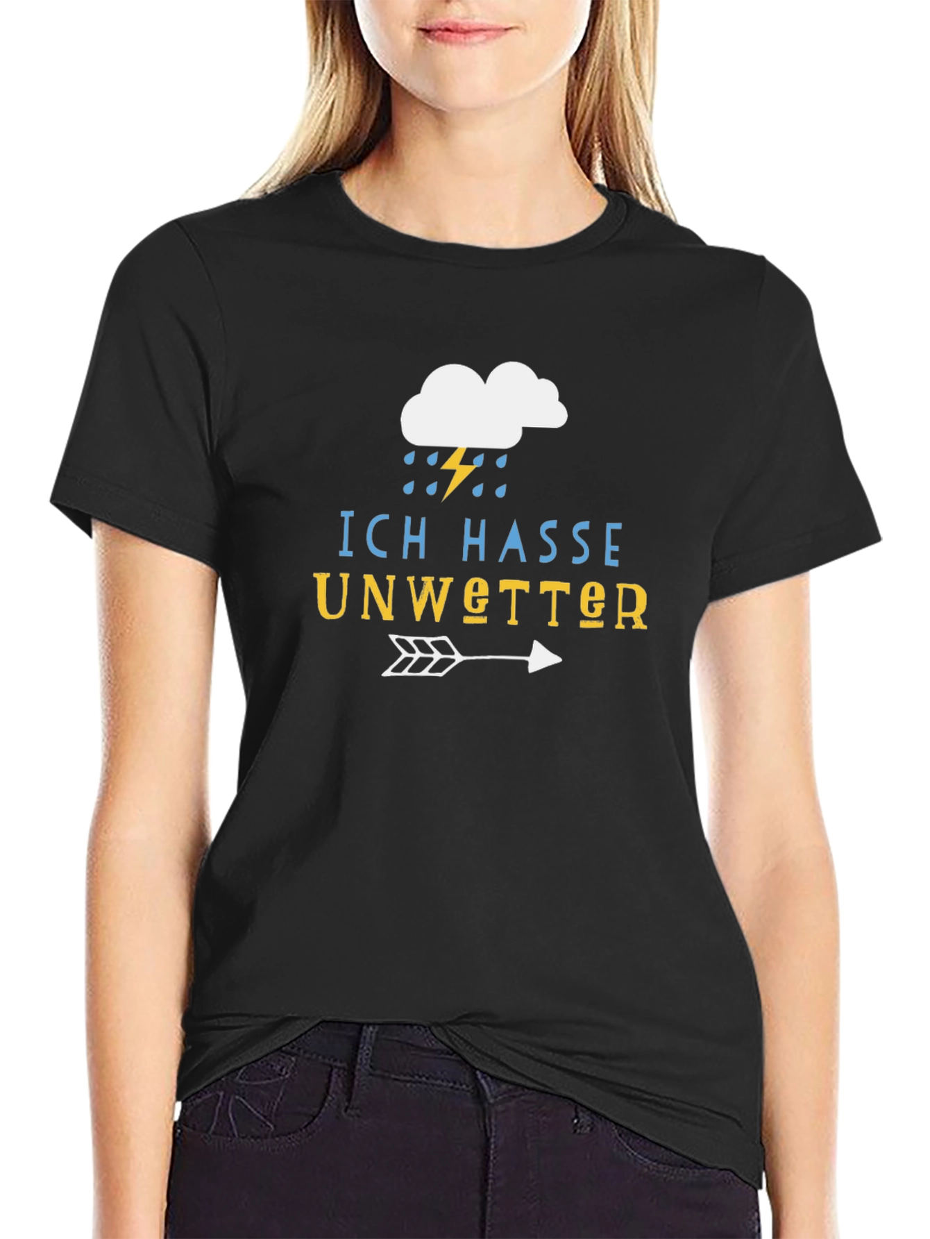 Ich Hasse Unwetter Graphic T-Shirt