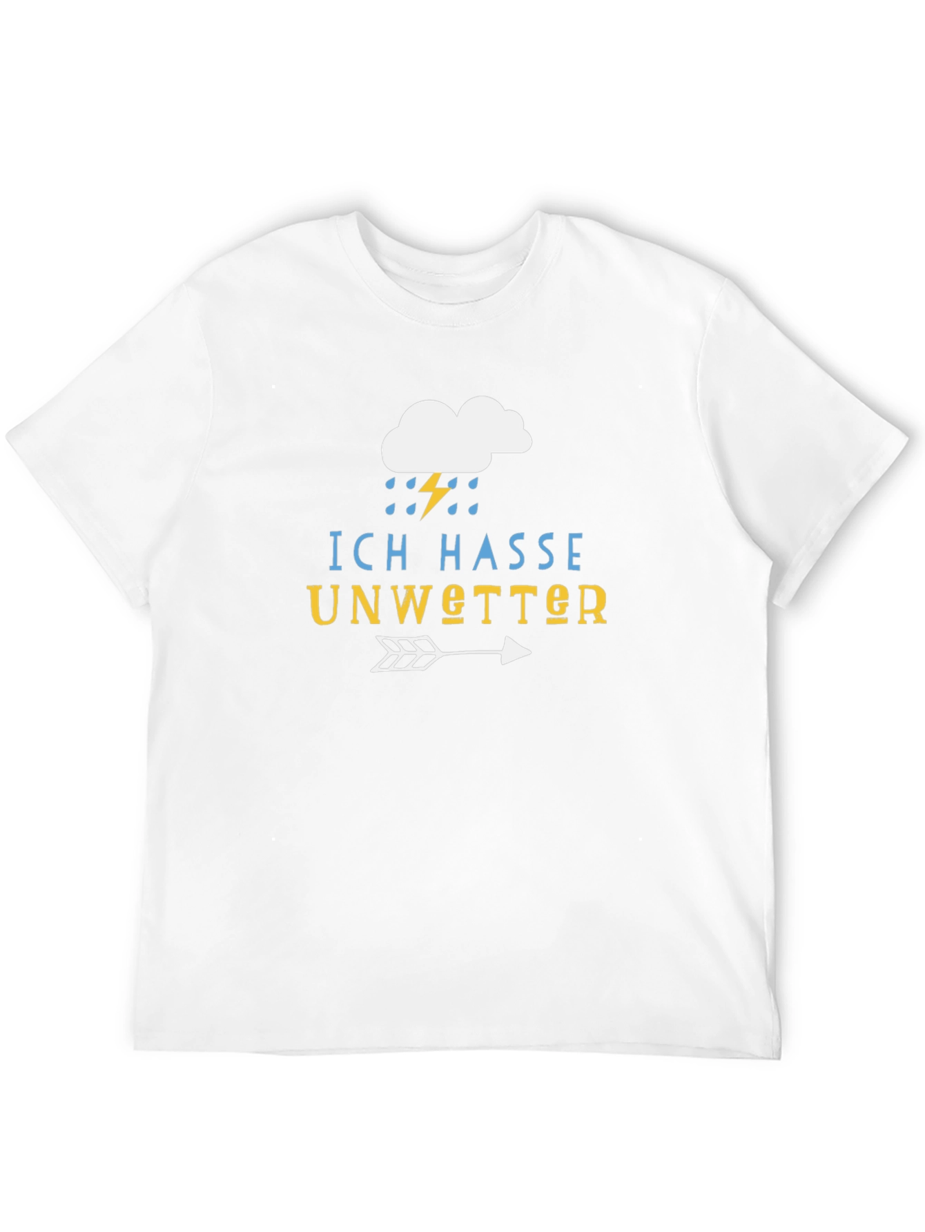 Ich Hasse Unwetter Graphic T-Shirt