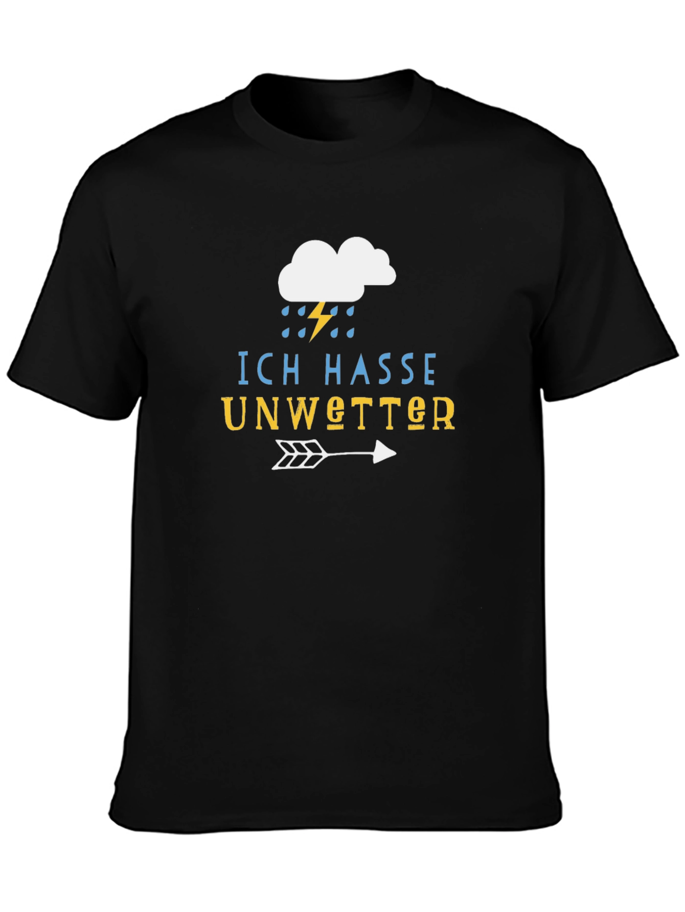 Ich Hasse Unwetter Graphic T-Shirt