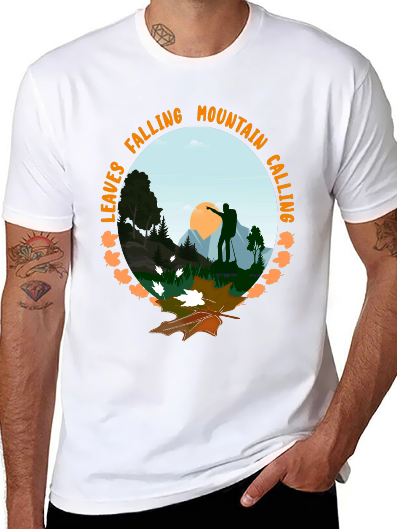 Mountain Calling T-Shirt - Nature Adventure Tee